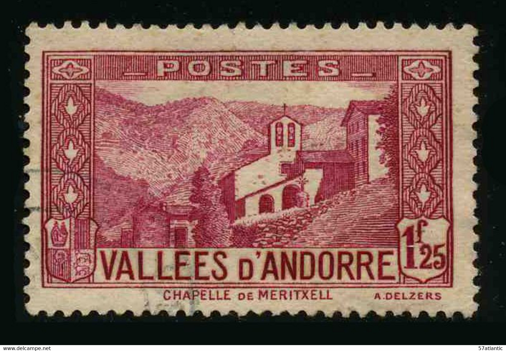 ANDORRE FRANCAIS - YT 39A - TIMBRE OBLITERE - Used Stamps