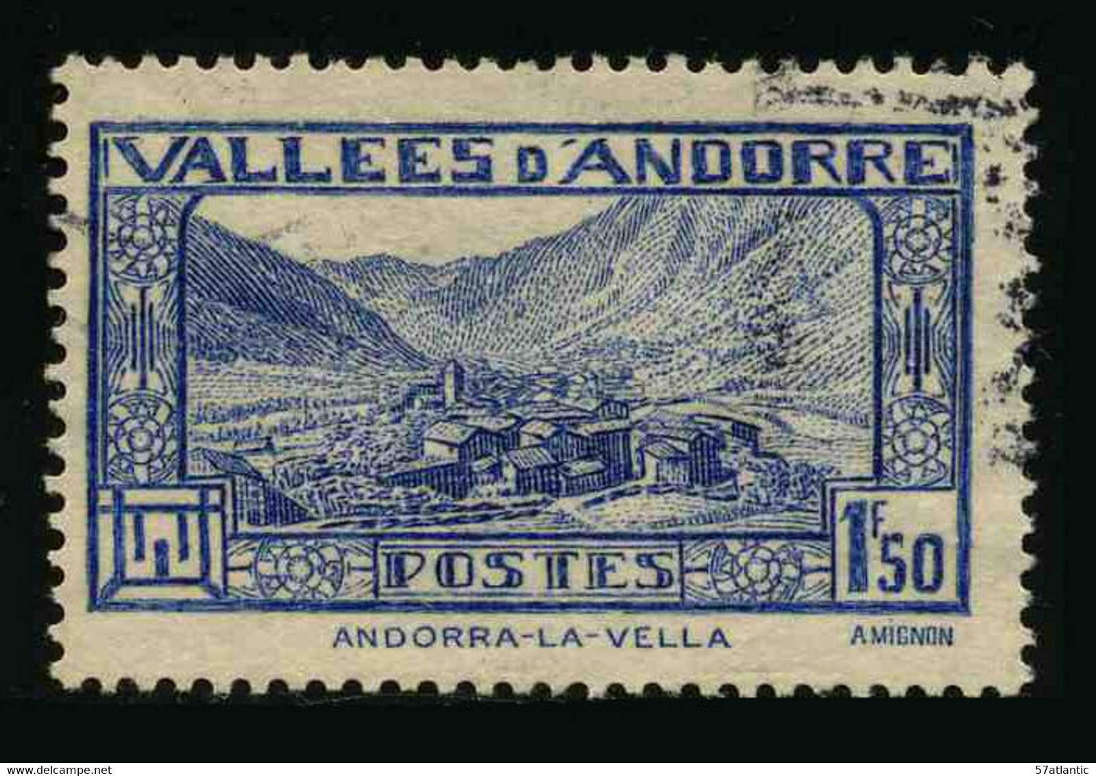 ANDORRE FRANCAIS - YT 40 - TIMBRE OBLITERE - Oblitérés