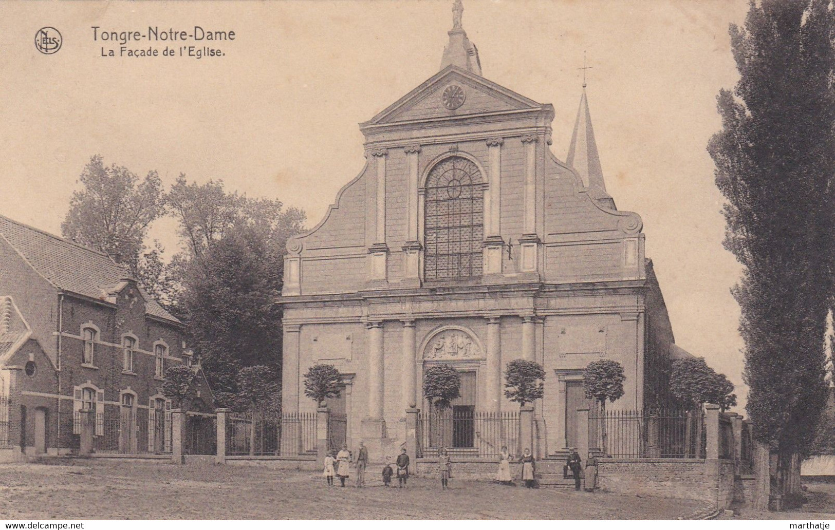 Tongre-Notre-Dame - La Façade De L'Eglise - Chièvres