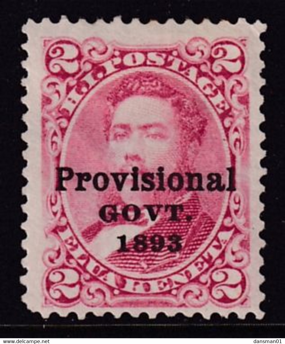 HAWAII 1893 Provisional Govt Sc 66 Mint Hinged - Hawaï