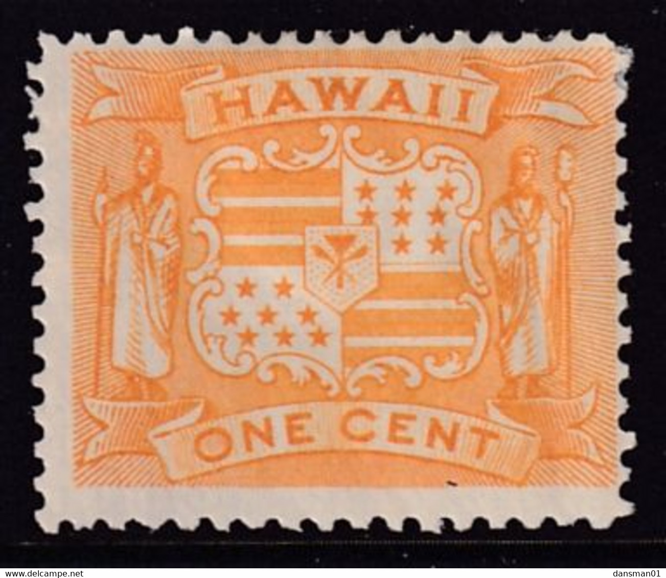 HAWAII 1894 Pictorial Sc 74 Mint Hinged - Hawaii