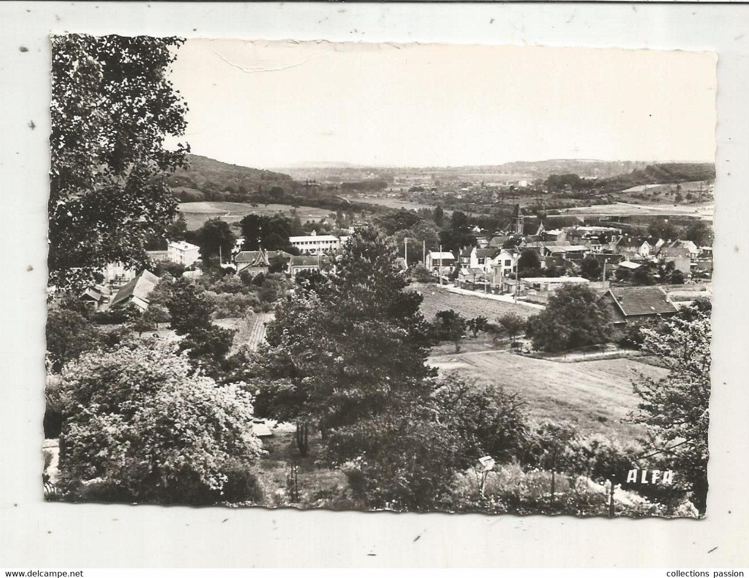 Cp, 91 ,BIEVRES , Vue Générale Prise De La Maison De Mr Max Chotiau , Artiste Peintre , Voyagée 1965 - Bievres