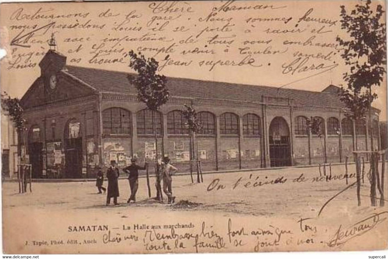 REF12.413  GERS.   SAMATAN.  LA HALLE AUX MARCHANDS - Piazze Di Mercato