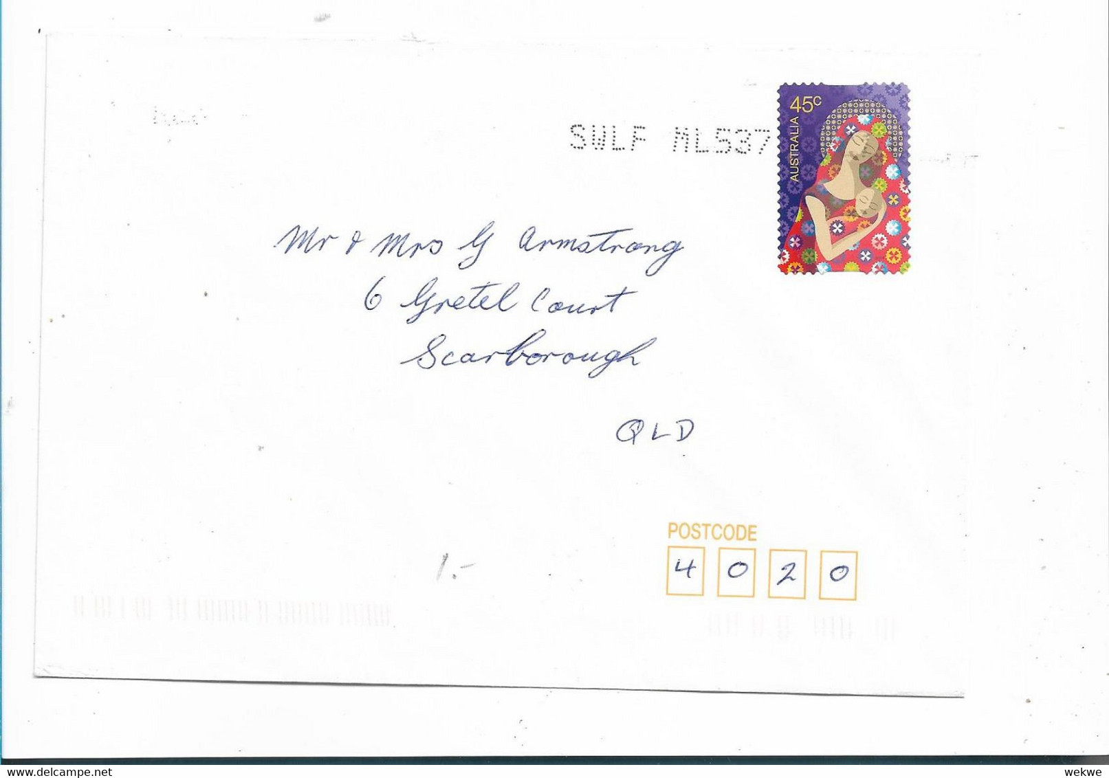 Aus410 AUSTRALIEN -  Weihnachten (X-Mas) 2004 - Madonna - Storia Postale