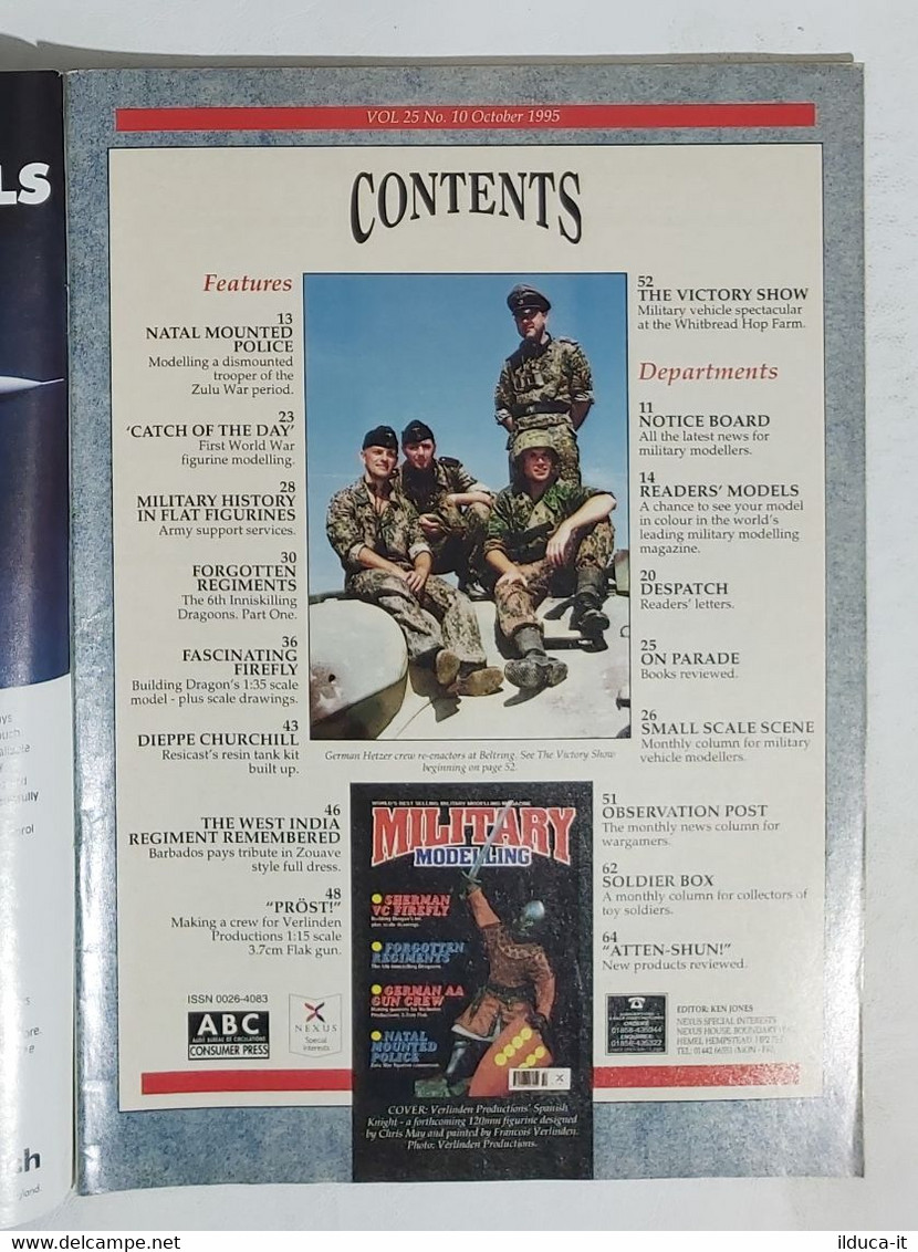 01089 Military Modelling - Vol. 25 Nr. 10 - 1995 - In Inglese - Loisirs Créatifs