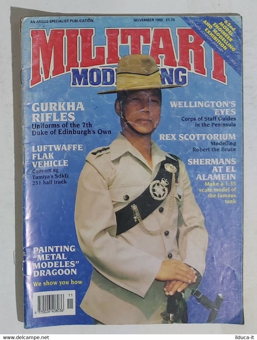 02037 Military Modelling - Vol. 22 - N. 11 - 1992 - England - Hobby En Creativiteit