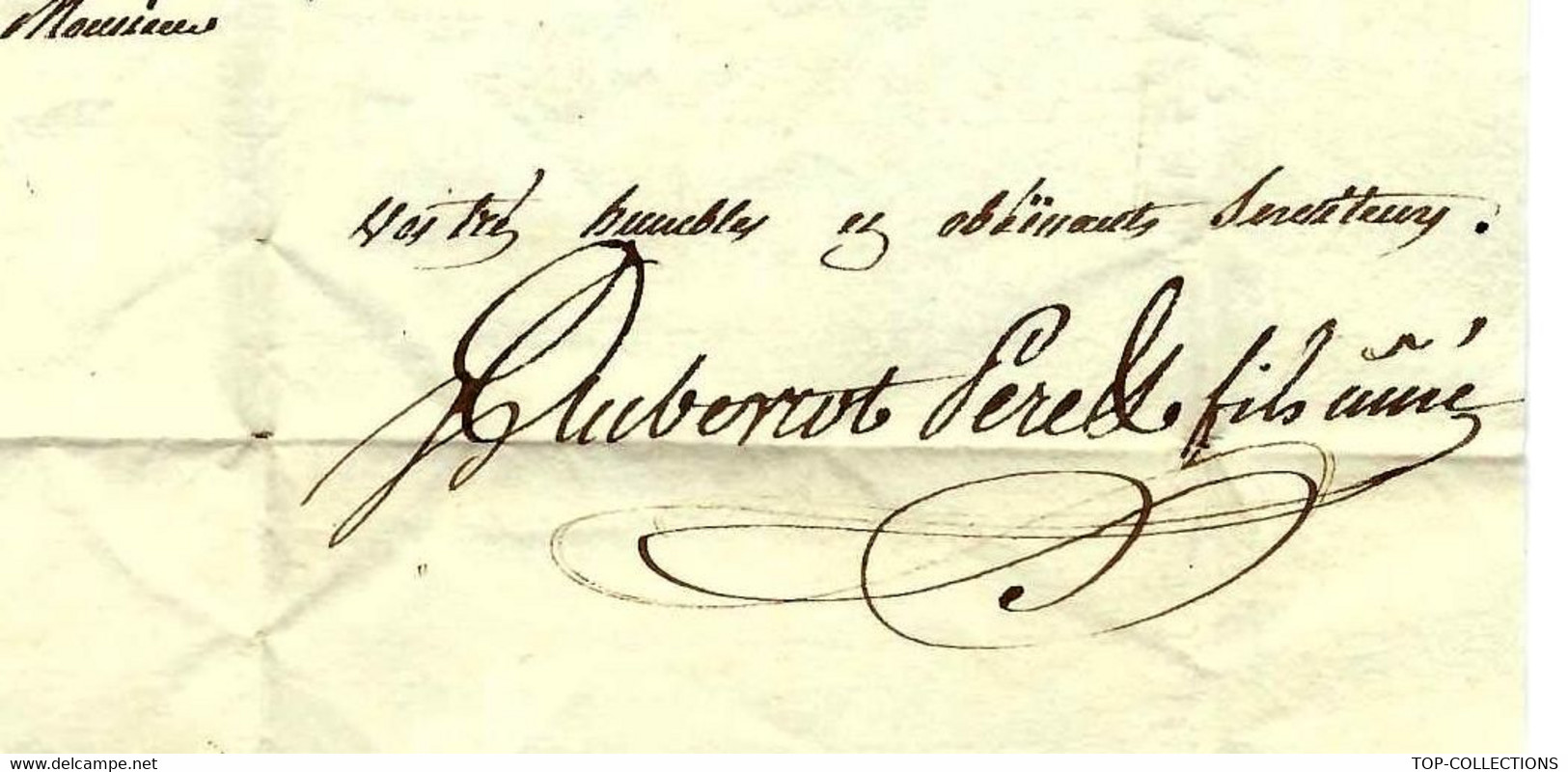 1818   Aubertot Forges De Vierzon Achat De Bois =>  DESTUTT D'ESTUTT D ASSAY NOBLESSE ECOSSAISE Morvan Tharoiseau Yonne - Other & Unclassified