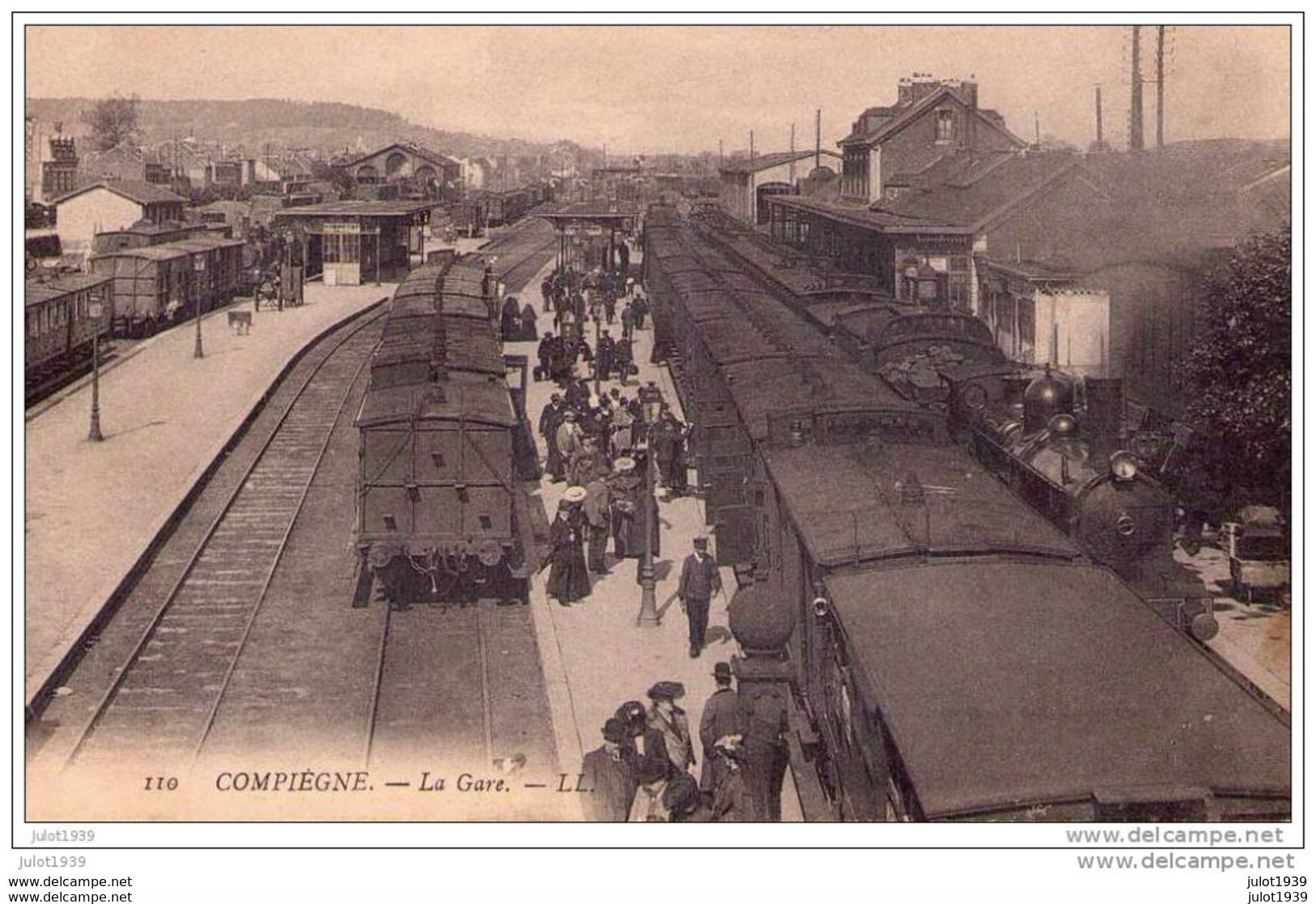 COMPIEGNE ..-- GARE . 60 . OISE ..-- TRAIN . - Compiegne