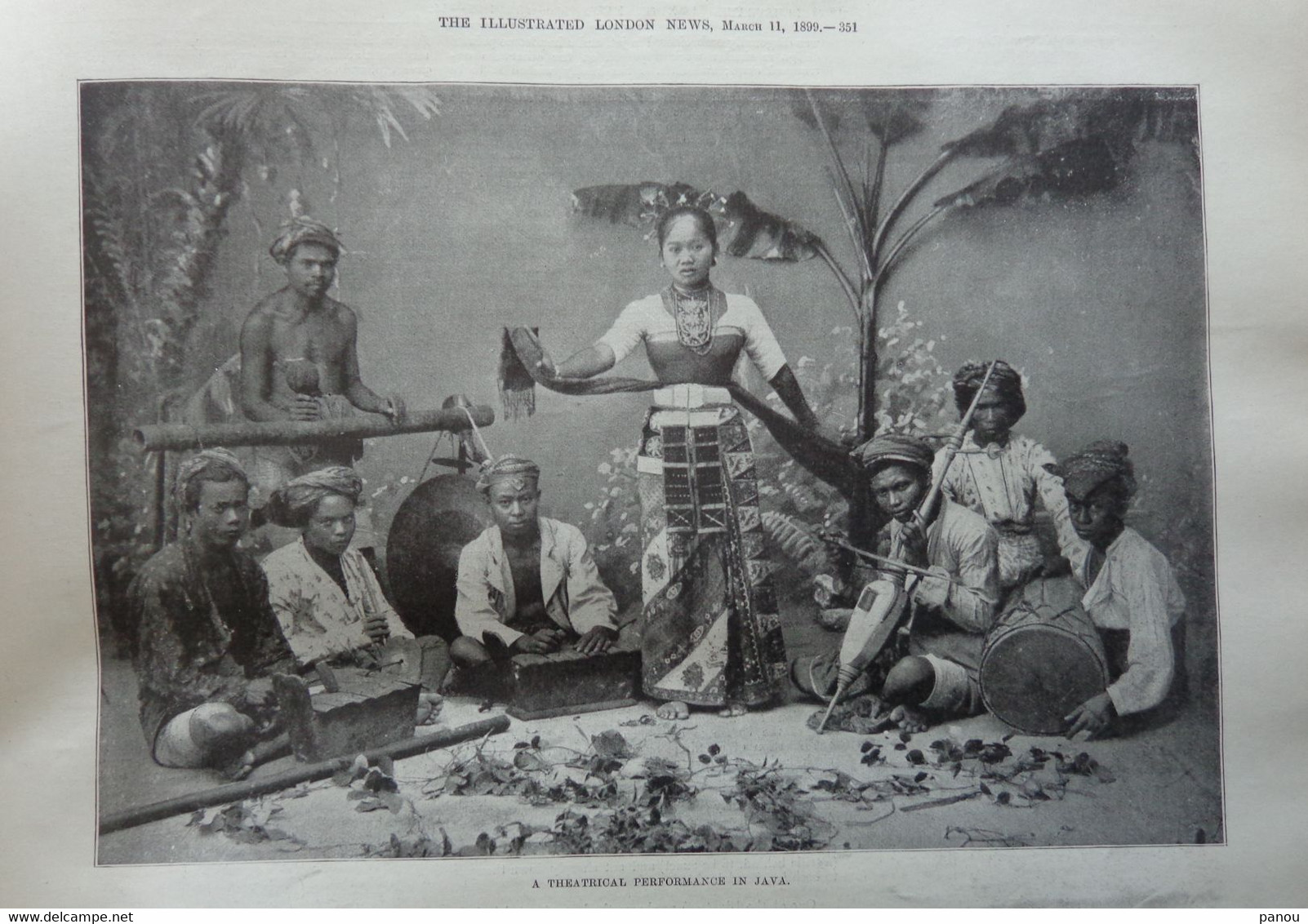 THE ILLUSTRATED LONDON NEWS 3125, MARCH 11, 1899. EXPLOSION AT TOULON FRANCE. ASSOUAN. THEATRICAL PERFORMANCE IN JAVA - Otros & Sin Clasificación