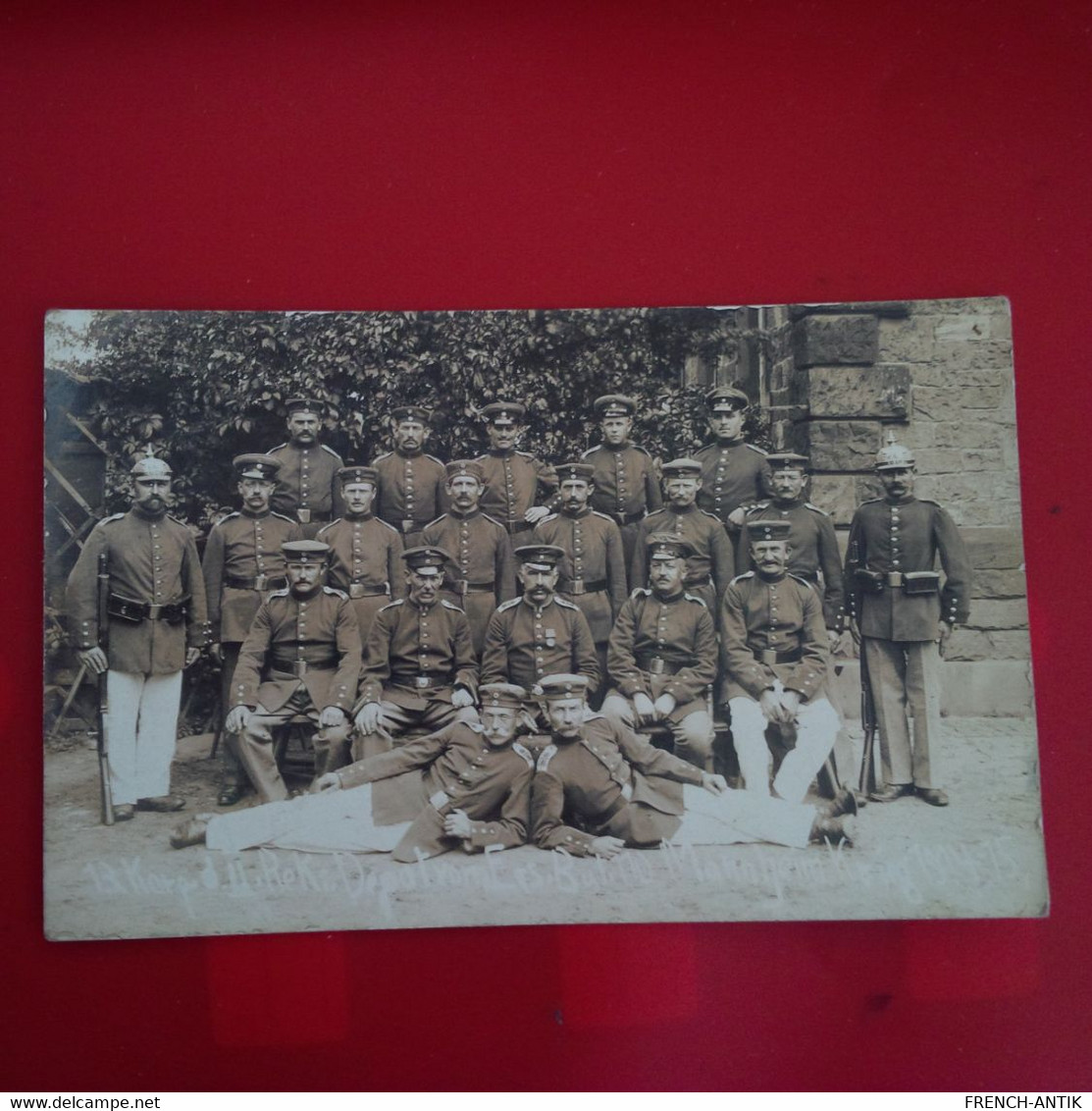 CARTE PHOTO MANNHEIM SOLDATS 1914 1915 - War 1914-18