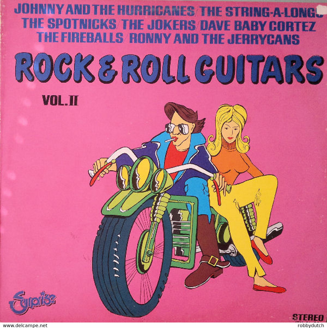 * LP *  ROCK & ROLL GUITARS Vol.II - JOHNNY & THE HURRICANES / SPOTNICKS / JOKERS A.o. - Compilaciones