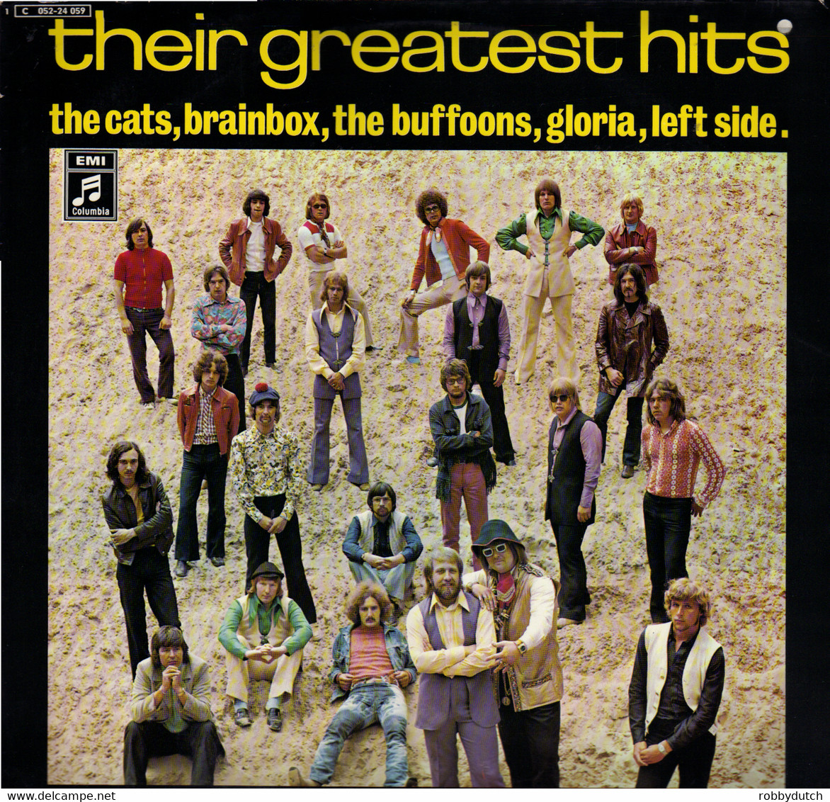 * LP *  THEIR GREATEST HITS - CATS / BRAINBOX / BUFFOONS / GLORIA / LEFT SIDE (Germany 1969 On Columbia) - Hit-Compilations