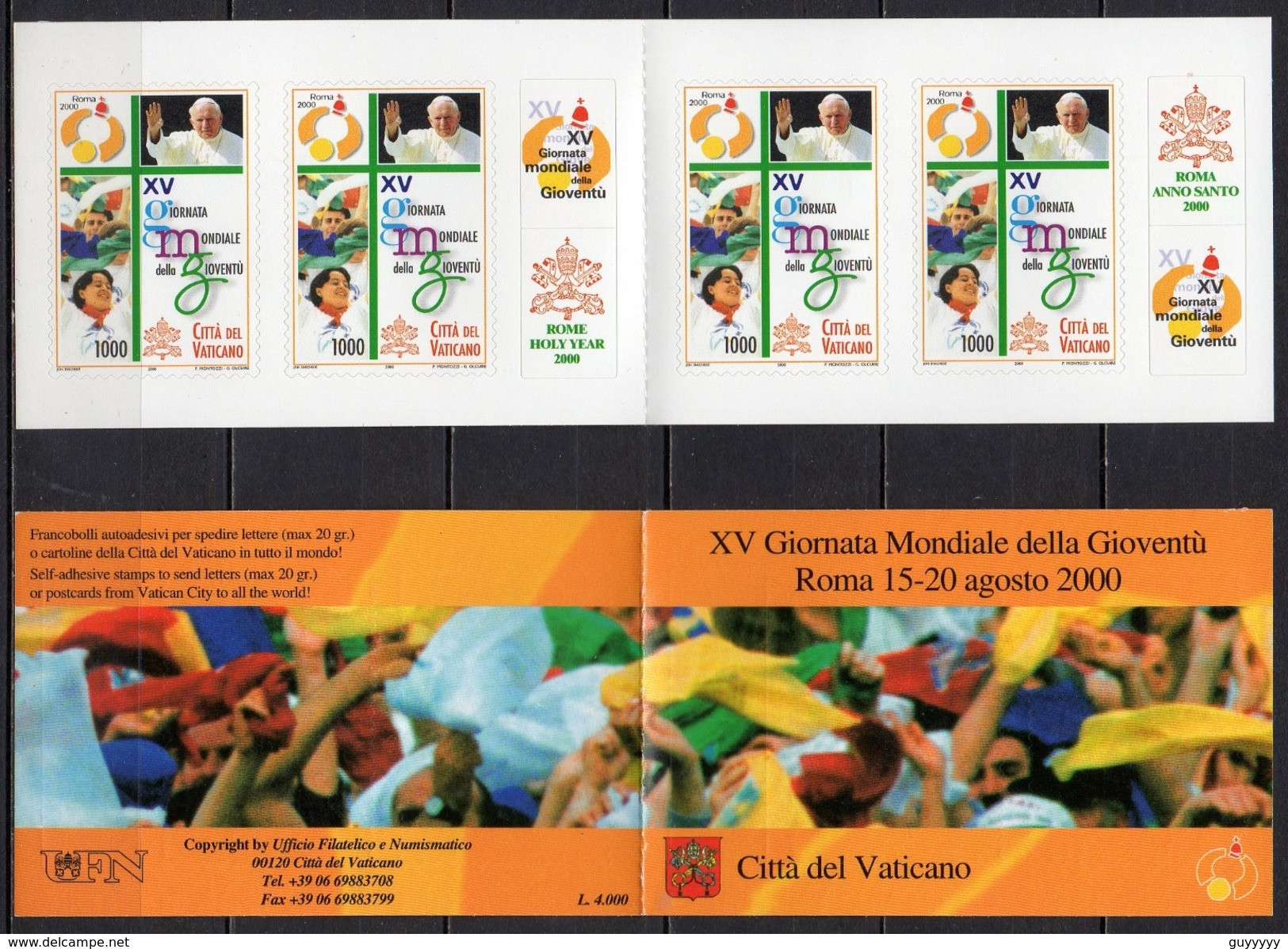 Vatican - Carnet - 2000 - Yvert N° C1202 ** - Carnets
