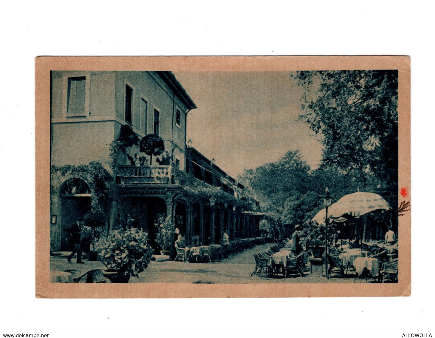 16107" ROMA-VILLA UMBERTO-CASINA DELLE ROSE " ANIMATA-VERA FOTO-CART.POST. SPED. 1932 - Bar, Alberghi & Ristoranti