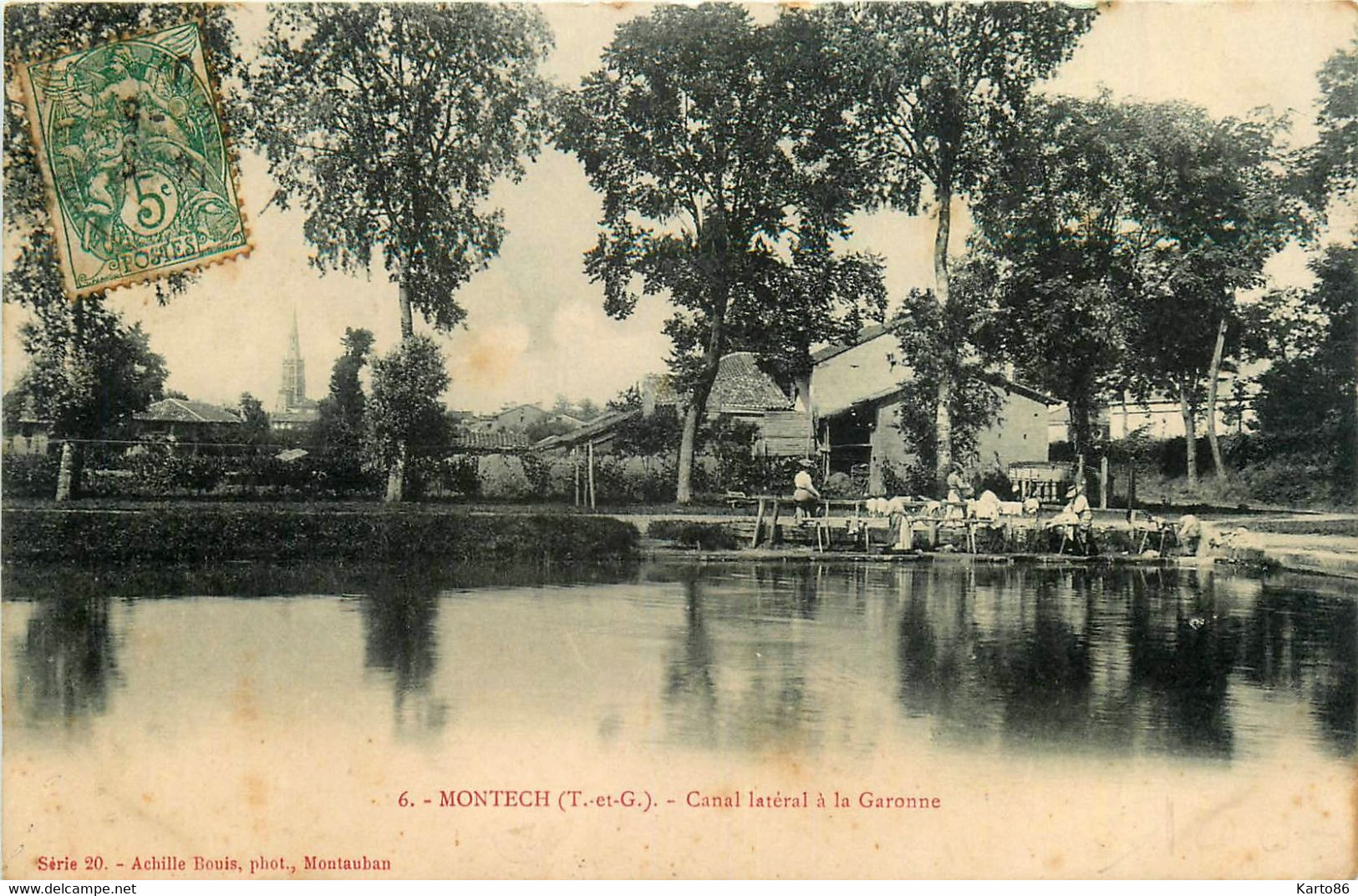 Montech * Le Canal Latéral à La Garonne * Lavoir Laveuses - Montech