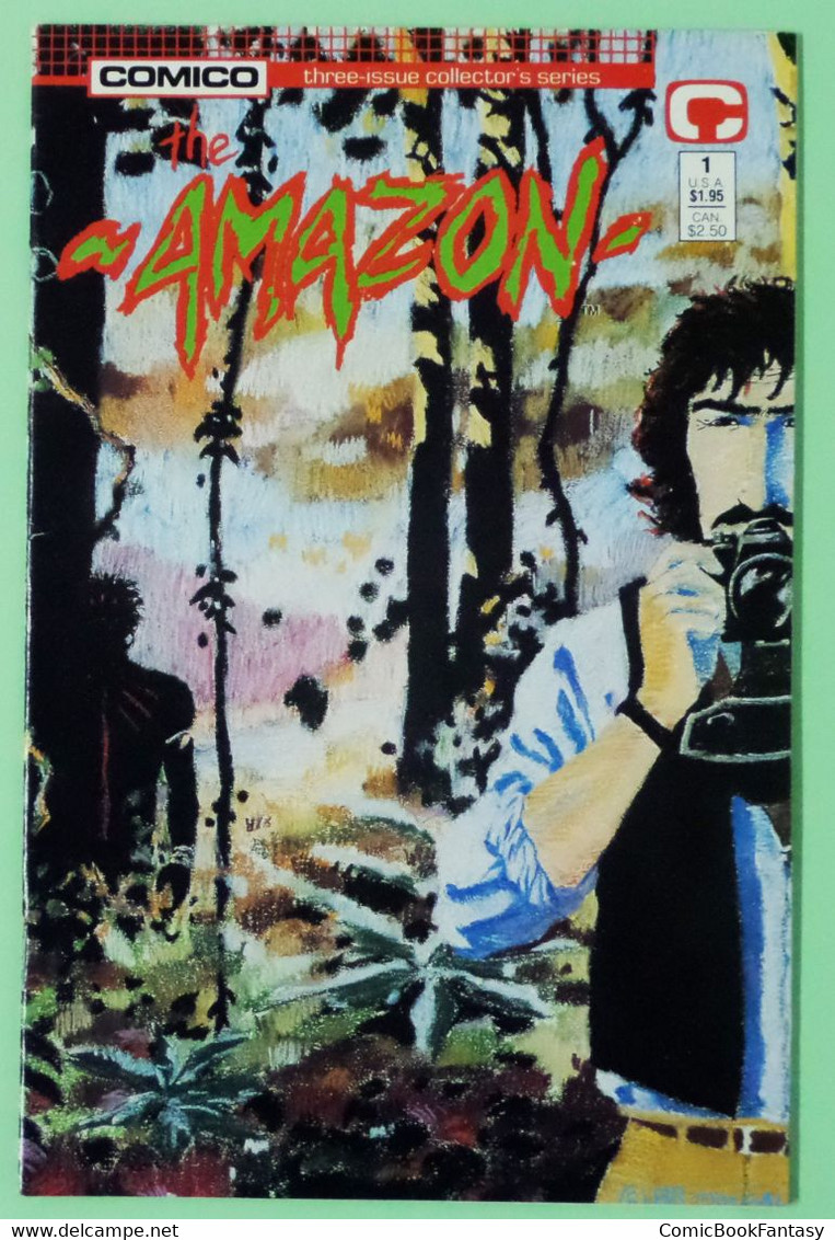 The Amazon #1 1989 Comico Comics - NM - Otros Editores