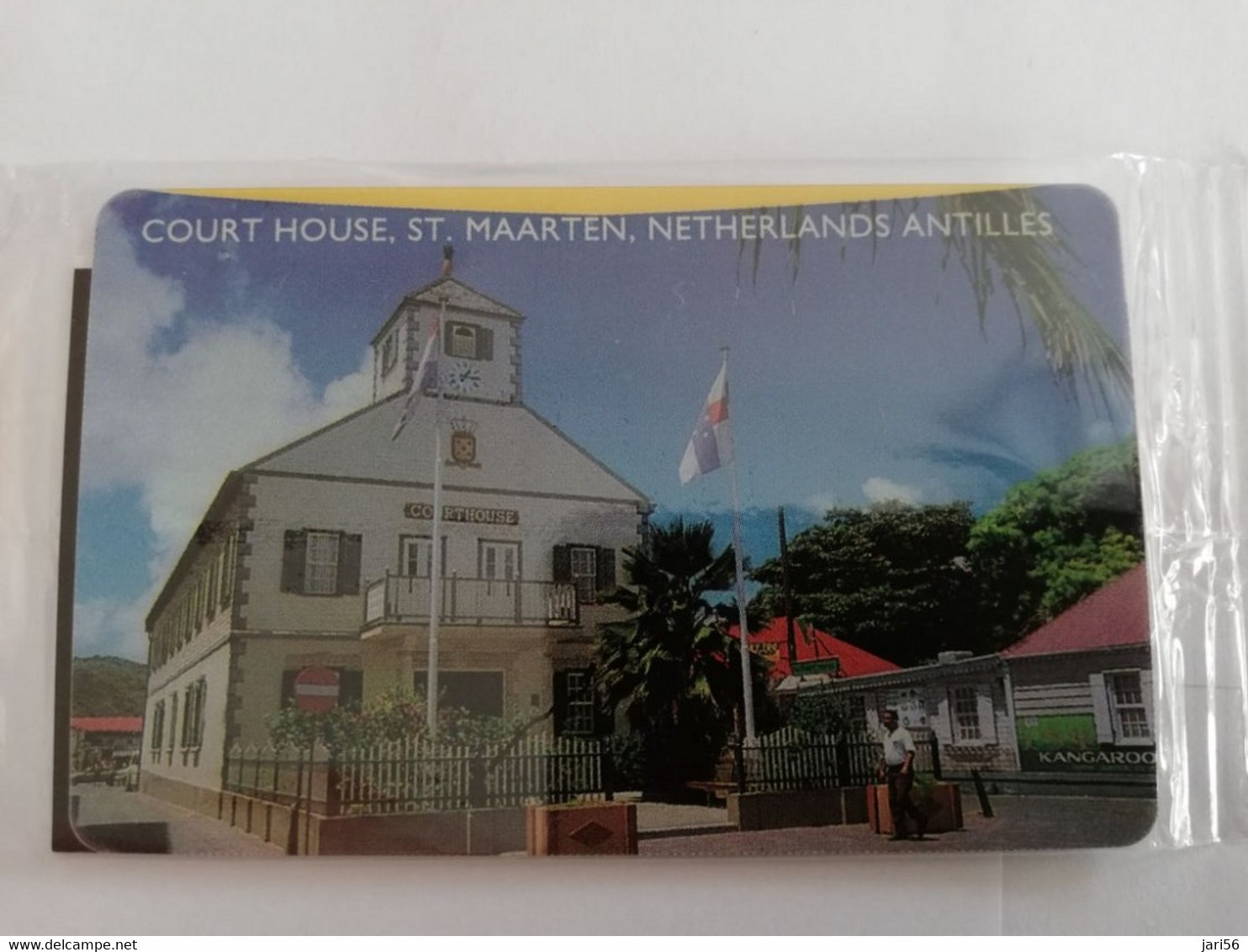 ST MAARTEN $20,- PREPAID ANTELECOM   COURTHOUSE  MINT IN WRAPPER  **9173 ** - Antillas (Nerlandesas)