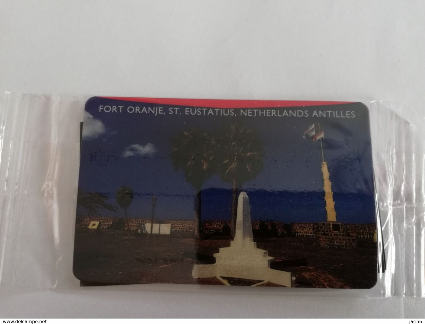 ST EUSTATIUS   $5,- PREPAID ANTELECOM  FORT ORANJE ST EUSTATIUS  MINT IN WRAPPER  **9174** - Antillen (Niederländische)