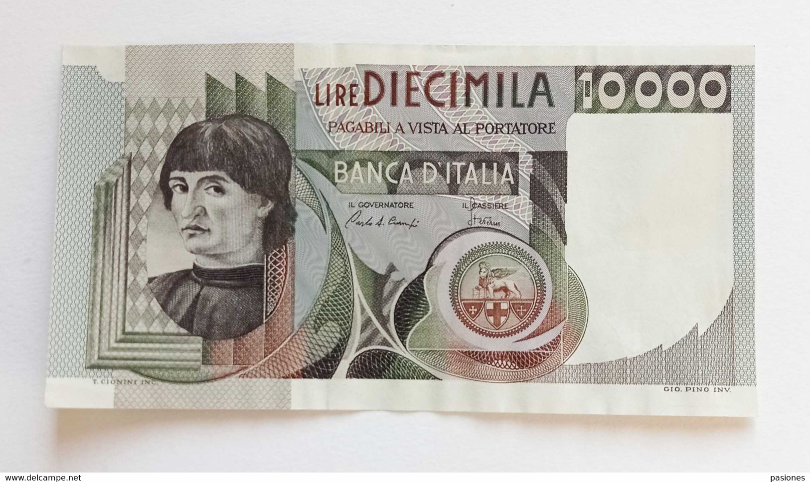 Banca D'Italia L.10000 D.M.03/11/1982, Circolata - 10000 Lire