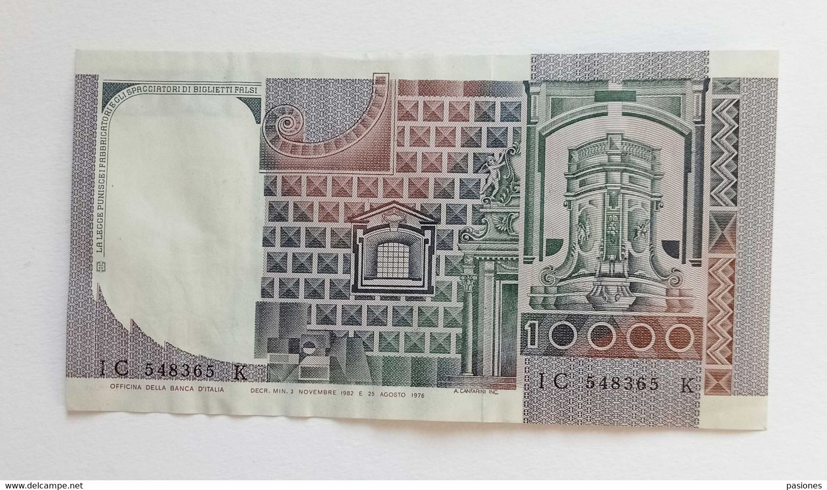 Banca D'Italia L.10000 D.M.03/11/1982, Circolata - 10.000 Lire