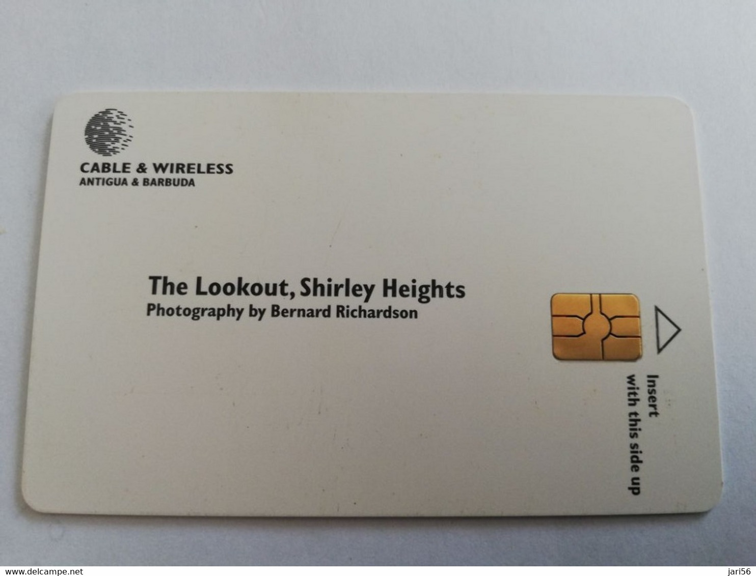 ANTIGUA  $60,- CHIPCARD THE LOOKOUT ,SHIRLEY HEIGHTS    Fine Used Card  ** 9180 ** - Antigua E Barbuda