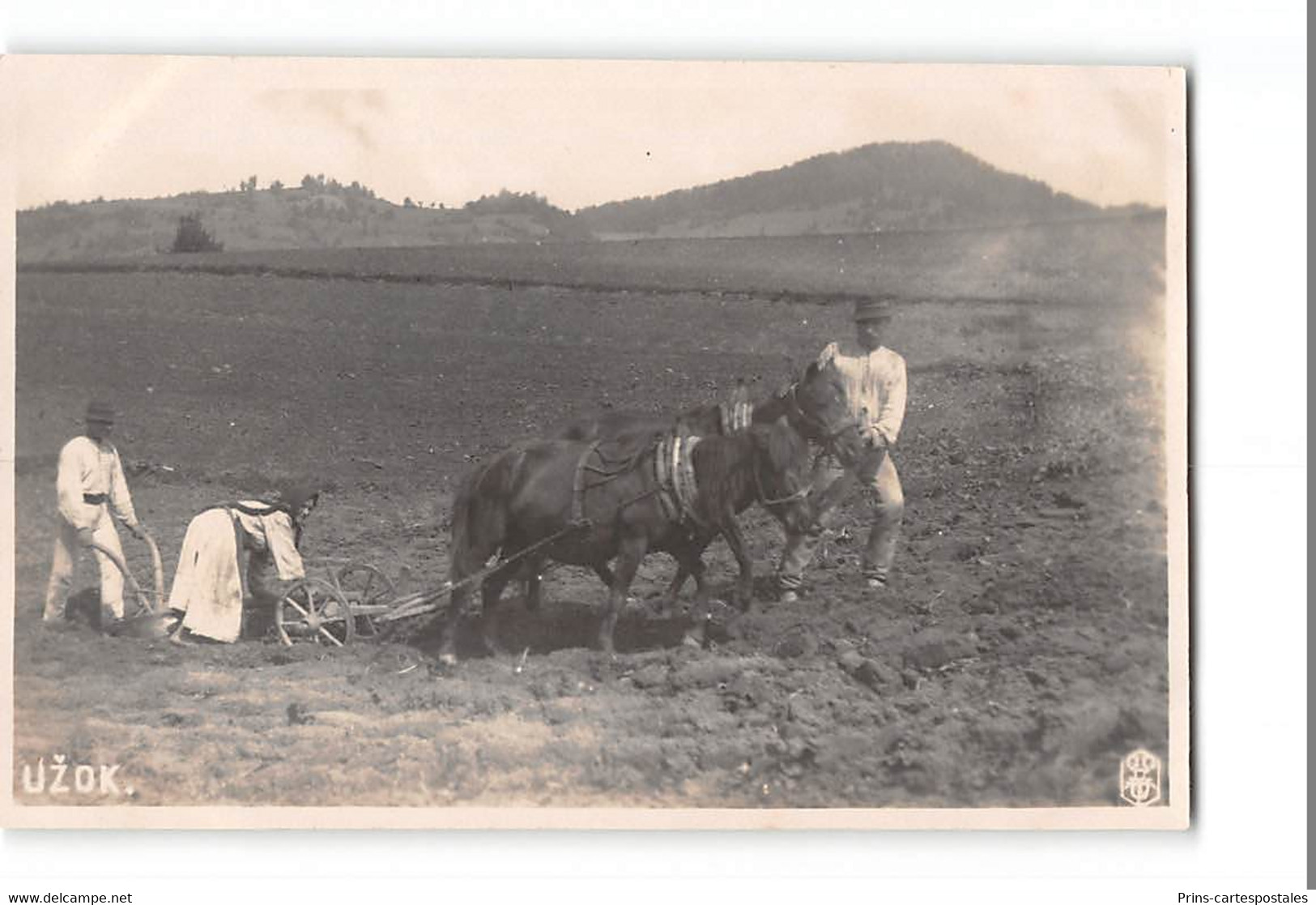 CPA Carte Photo Uzok Type De Labour - Ukraine