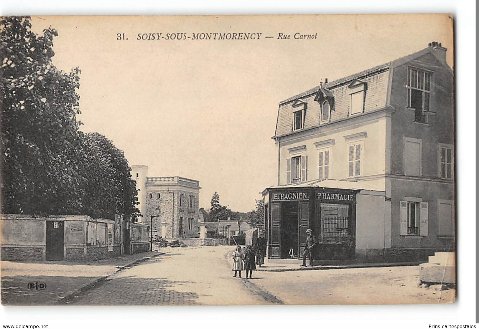 CPA 95 Soisy Sous Montmorency Rue Carnot - Soisy-sous-Montmorency
