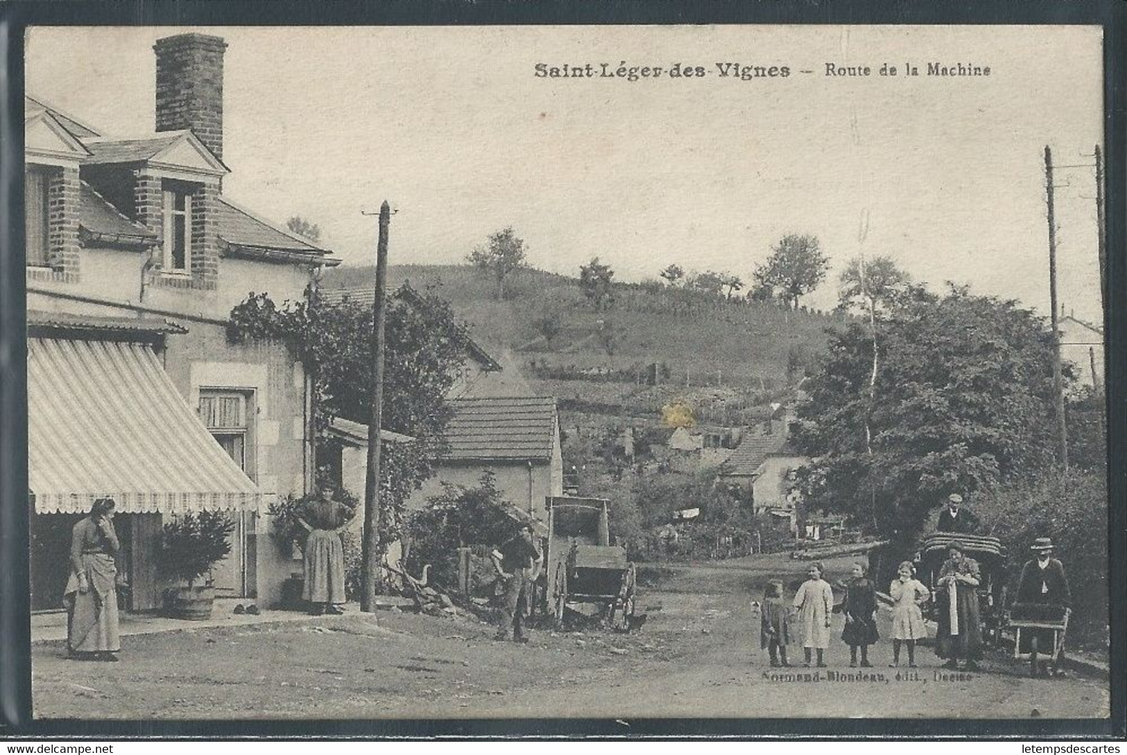 CPA 58 - Saint-Léger-des-Vignes, Route De La Machine - Sonstige & Ohne Zuordnung