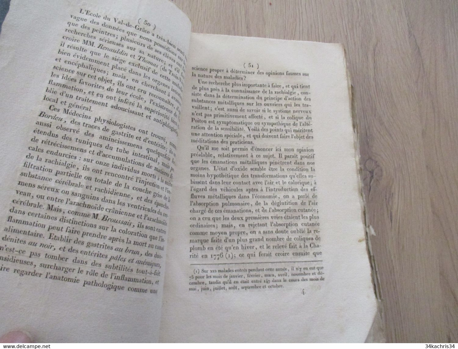 Journal De La Société De Médecine De Toulouse 1826 Colique Gaillard Hernies Syphilis.... - 1800 - 1849