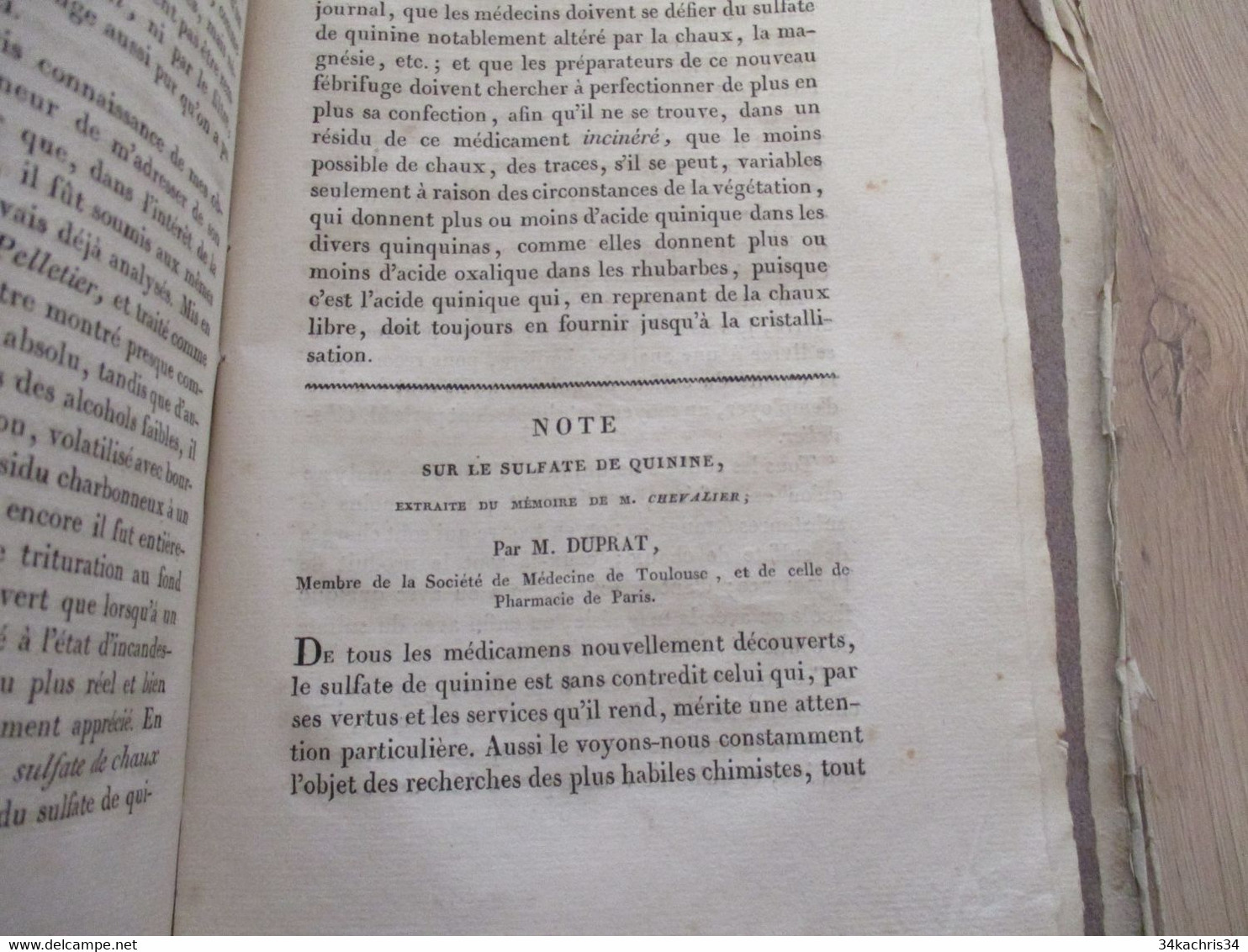 Journal de La société de Médecine de Toulouse 1826 colique Gaillard hernies syphilis....