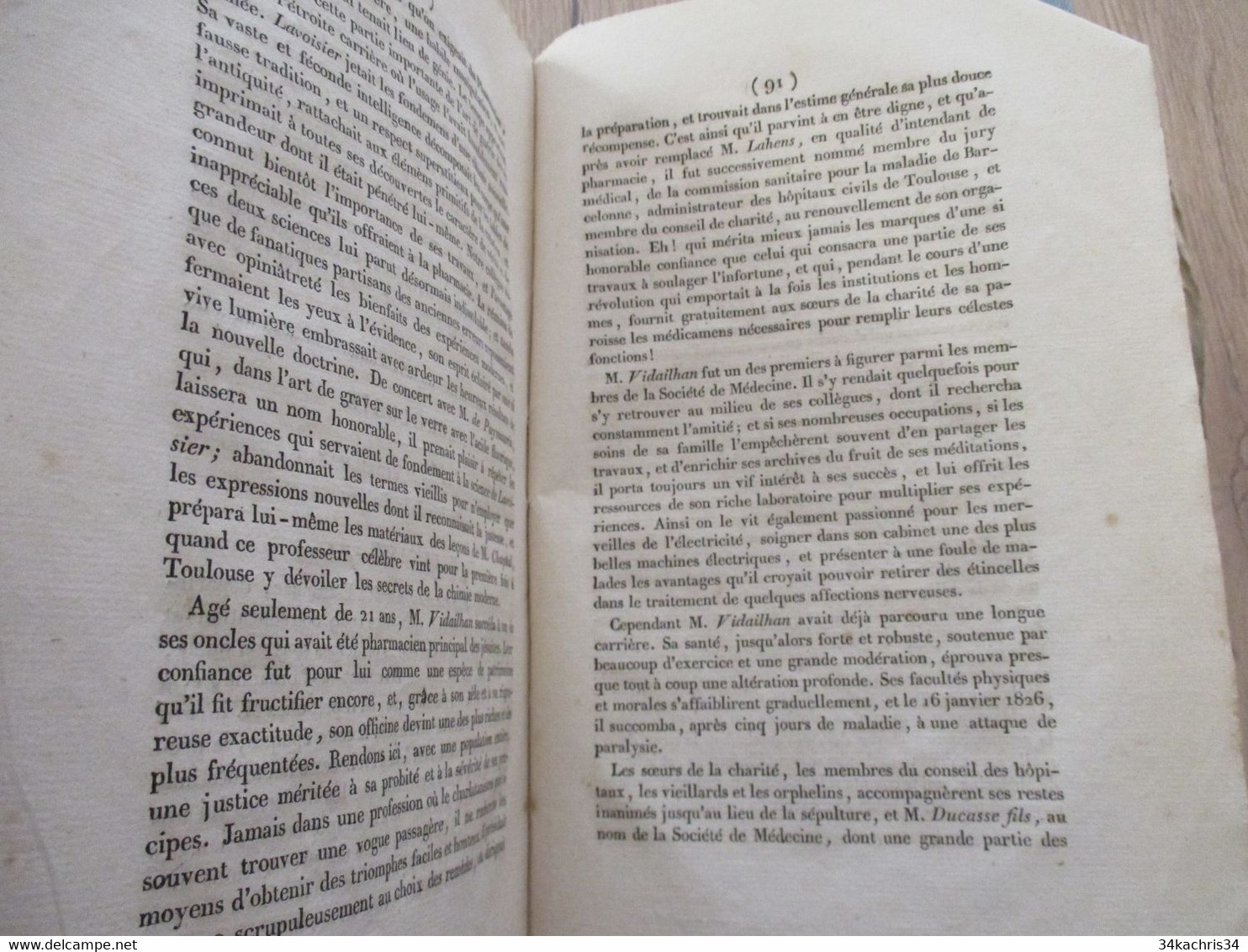 Journal de La société de Médecine de Toulouse 1826 colique Gaillard hernies syphilis....