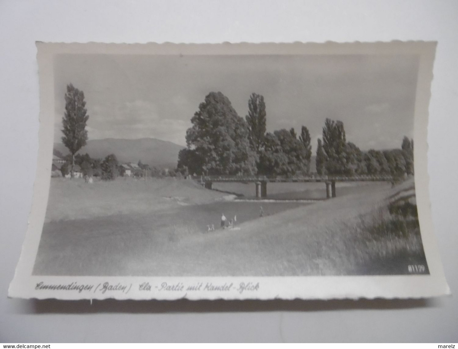 EMMENDINGEN (BADEN) Elz - Partie Mit Kandel Blick - Echte Fotografie -BADE-WURTEMBERG-  ALLEMAGNE - Emmendingen