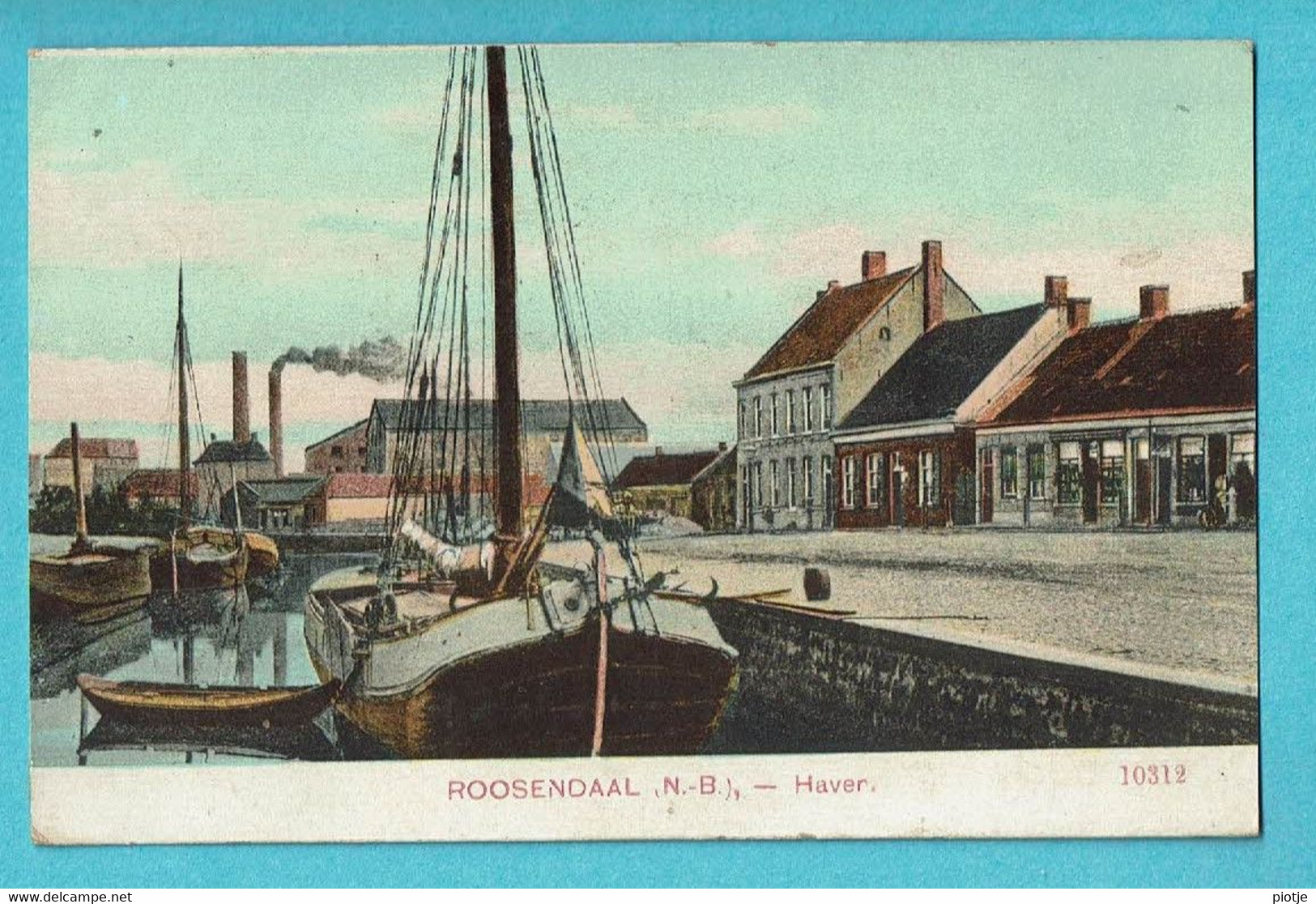 * Roosendaal (Noord Brabant - Nederland) * (Uitg Nauta Velsen, Nr 10312) Haven, Port, Harbour, Bateau, Péniche, TOP - Roosendaal