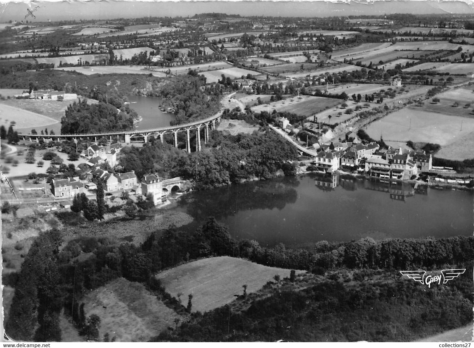 22-MORIEUX- LES PONTS-NEUFS- LE VIADUC SUR L'ETANG - Morieux