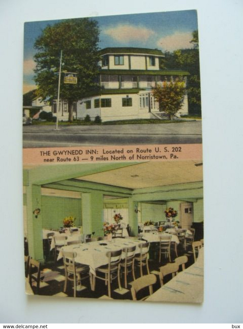PA - Pennsylvania The Gwynedd Inn  Located On Route U.S. 202 Near Route 63 9 Miles North Of Norristown, Pa.  AMERICA FP - Lancaster