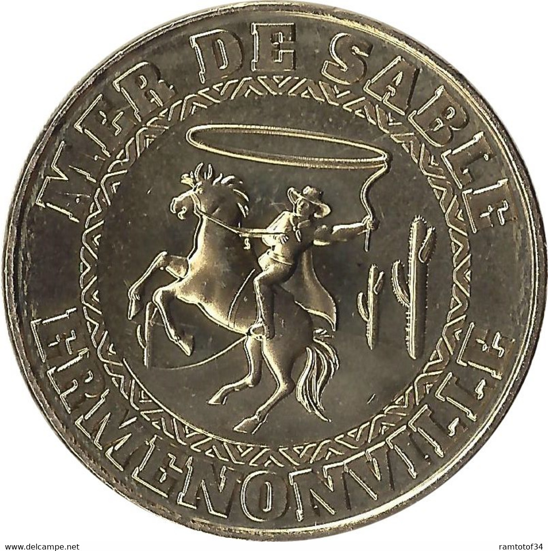 2022 MDP193 - ERMENONVILLE - La Mer De Sable 10 (cow-boy Au Lasso) / MONNAIE DE PARIS - 2022