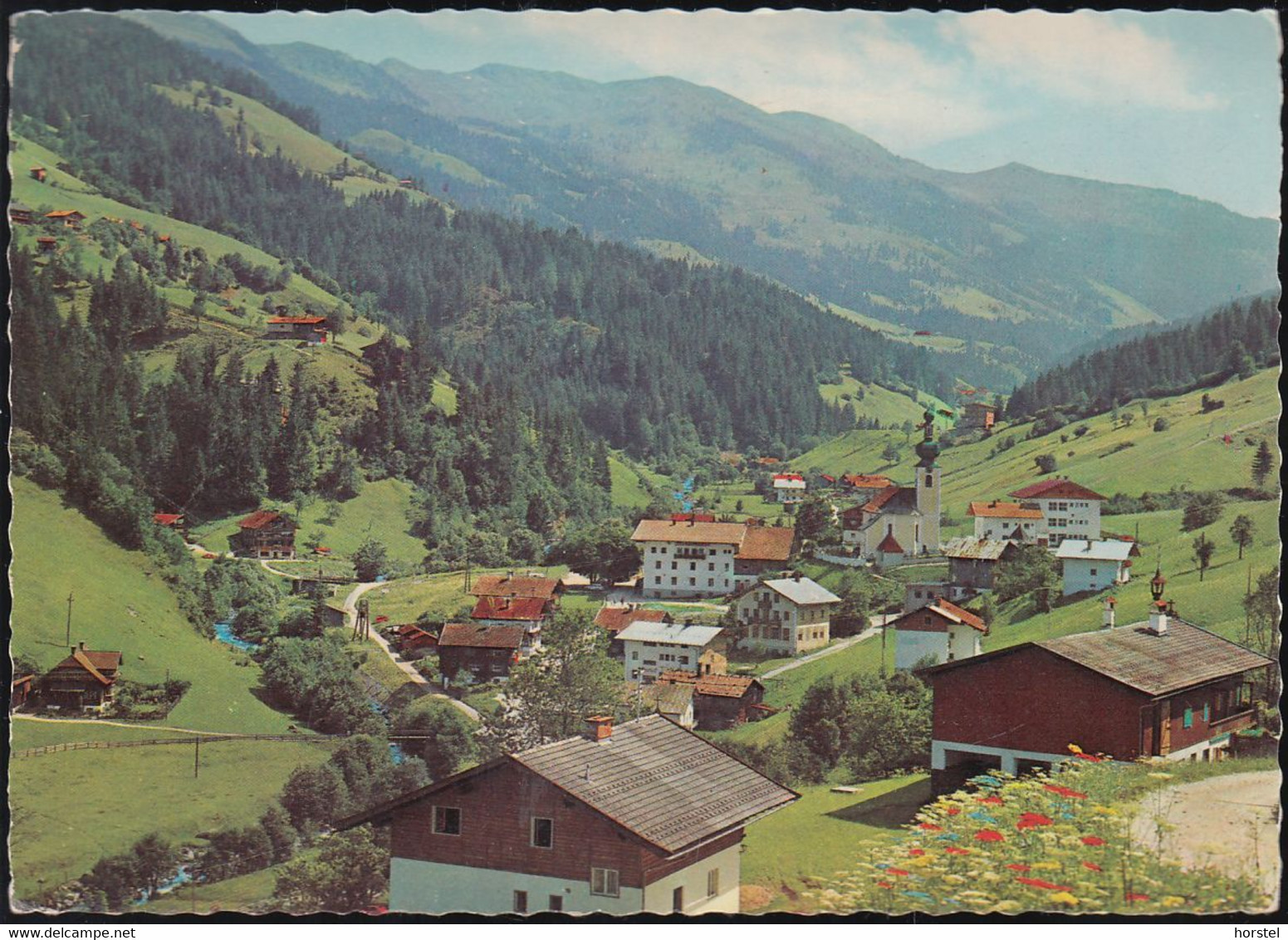 Austria - 6313 Wildschönau-Auffach - Alte Ortsansicht Mit Feldalphorn - Nice Stamp - Wildschönau