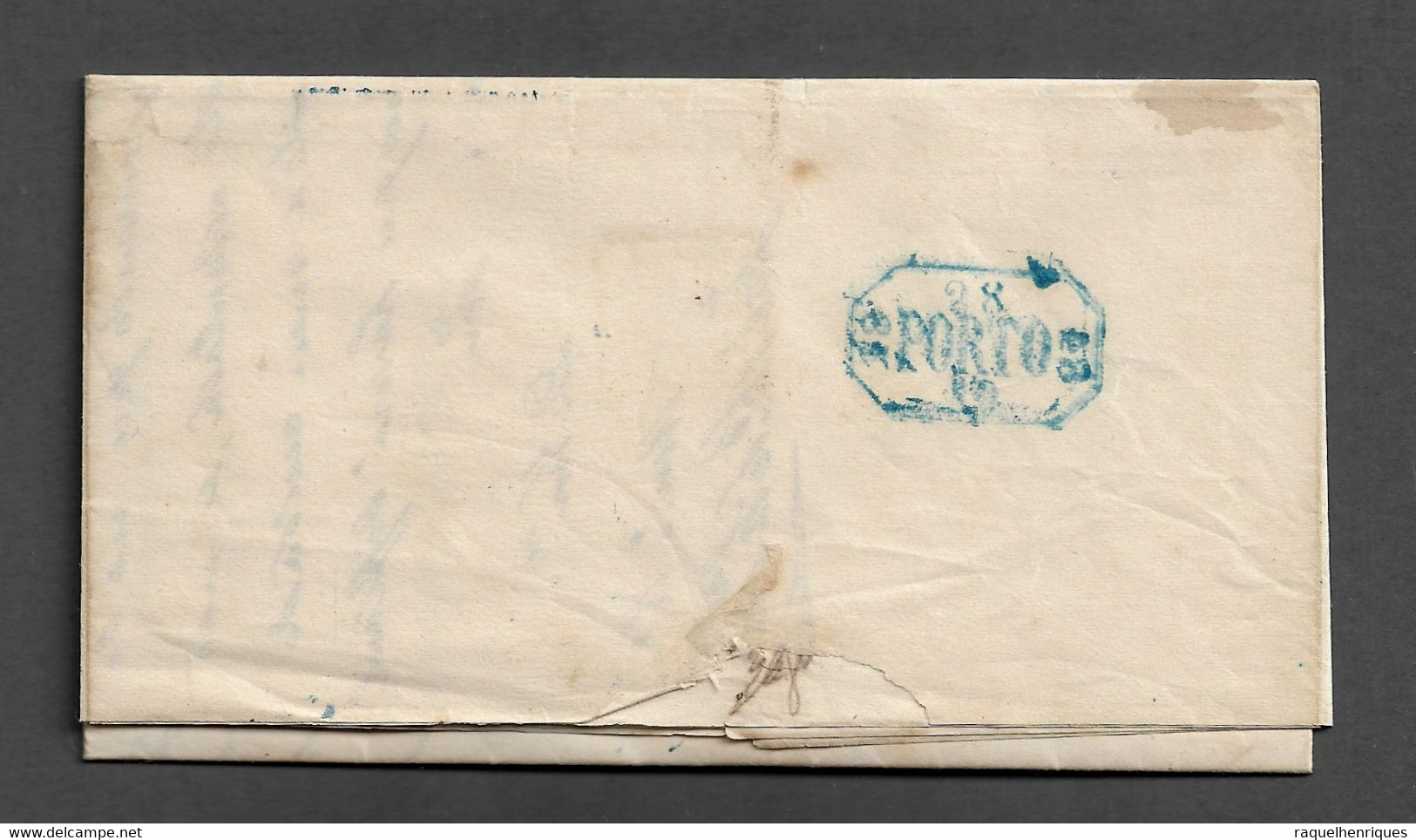 PORTUGAL COVER - PREPHILATELIC LETTER - PORTO (STB16) - ...-1853 Vorphilatelie