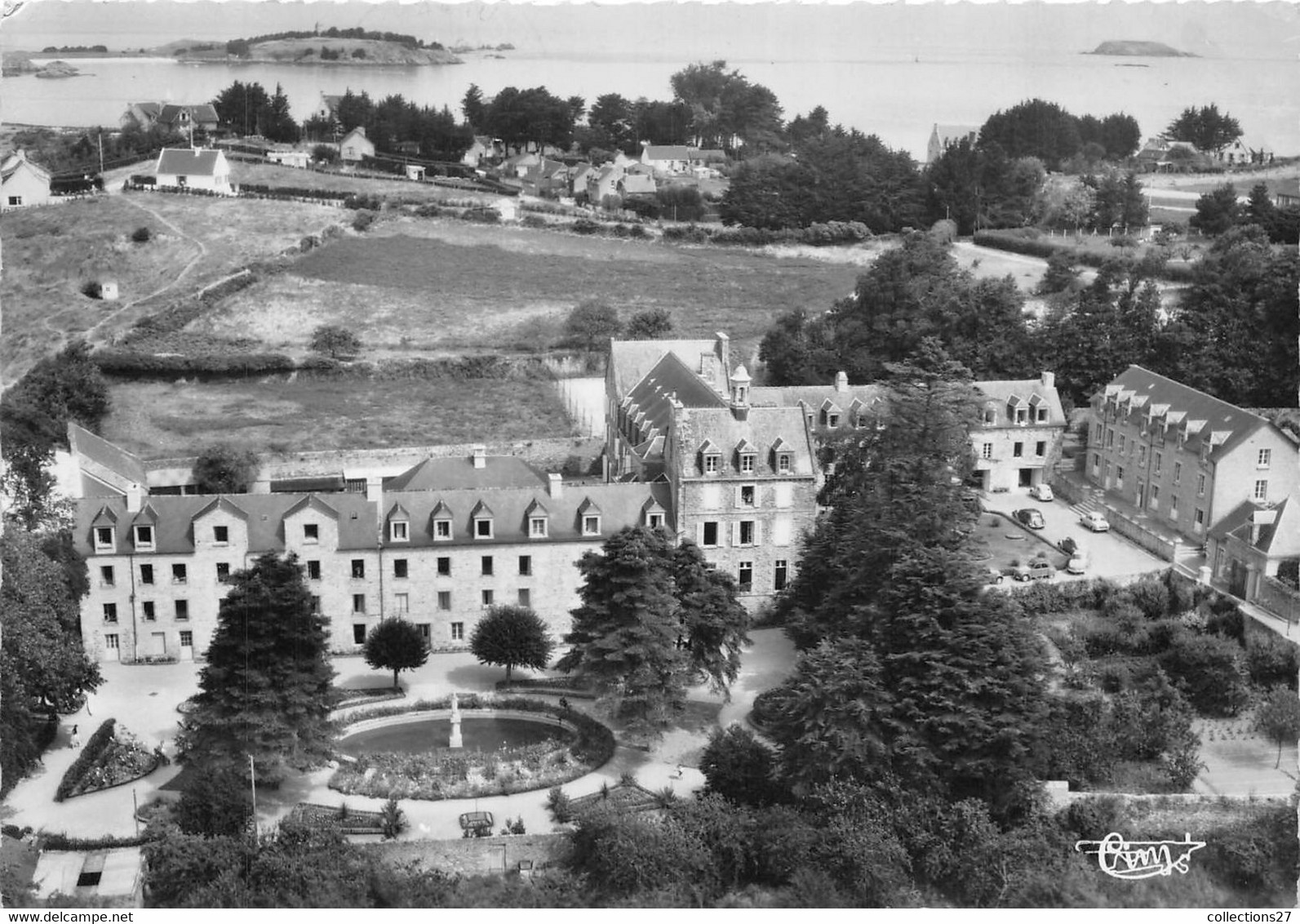 22-SAINT-JACUT-DE-LA-MER- L'ABBAYE VUE AERIENNE - Saint-Jacut-de-la-Mer