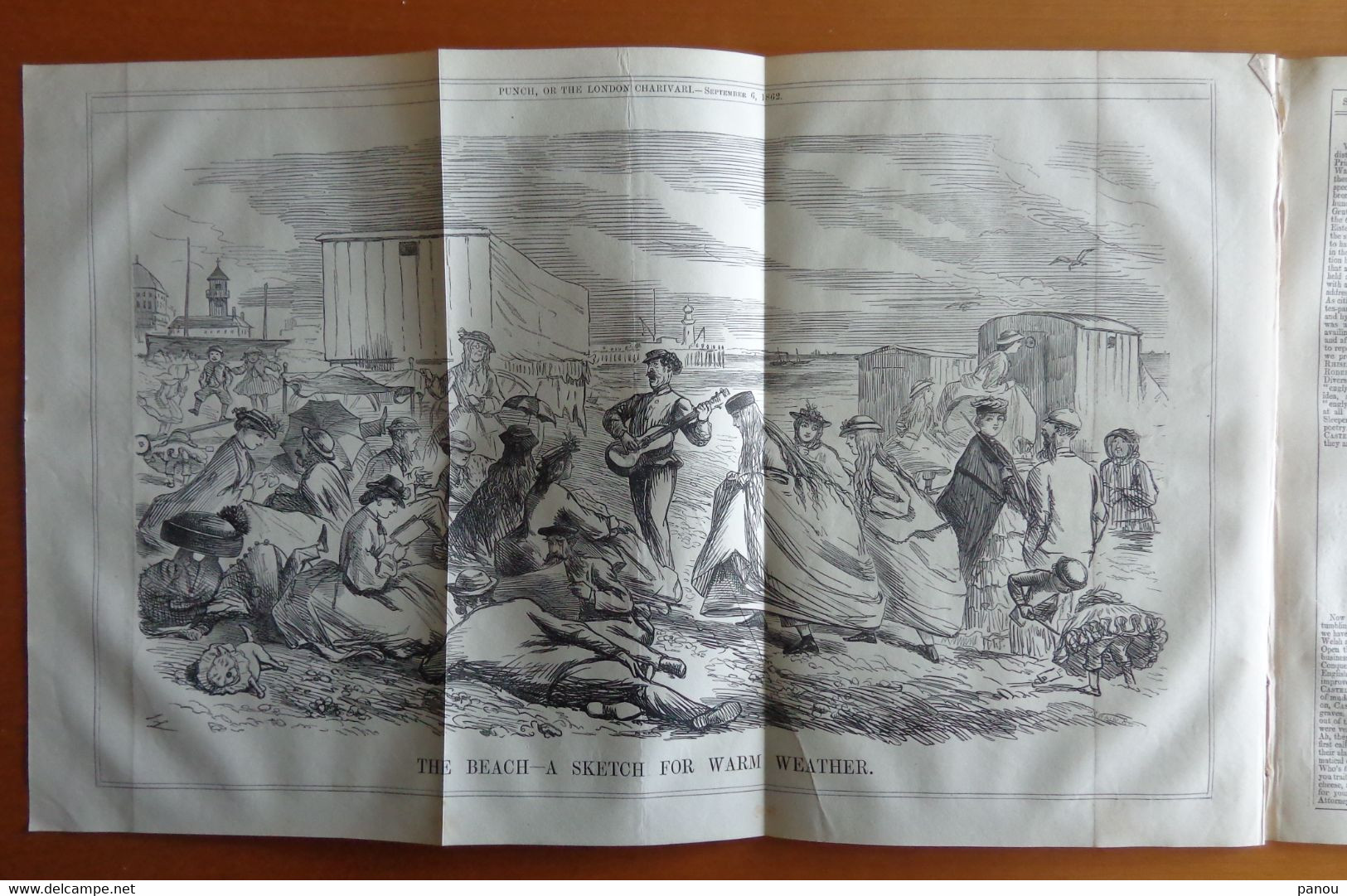 Punch, Or The London Charivari Vol XLIII - SEPTEMBER 6, 1862 - Magazine 12 Pages. - Otros & Sin Clasificación