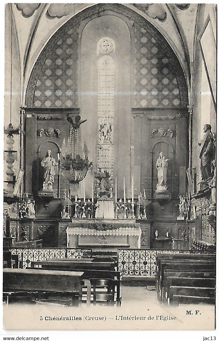 L31A421 - Chénérailles - 5 L'Intérieur De L'Eglise - Chenerailles