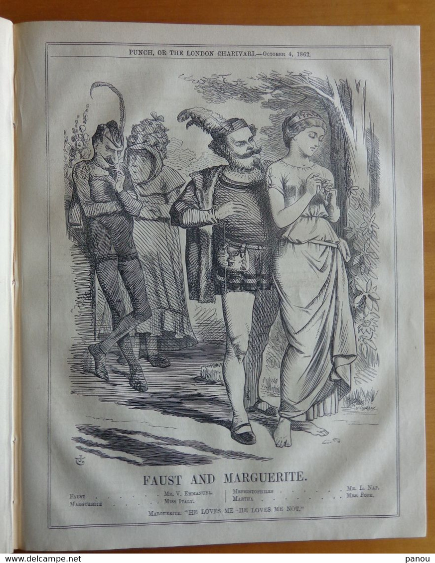 Punch, Or The London Charivari Vol XLIII - OCTOBER 4, 1862 - Magazine 10 Pages. - Other & Unclassified