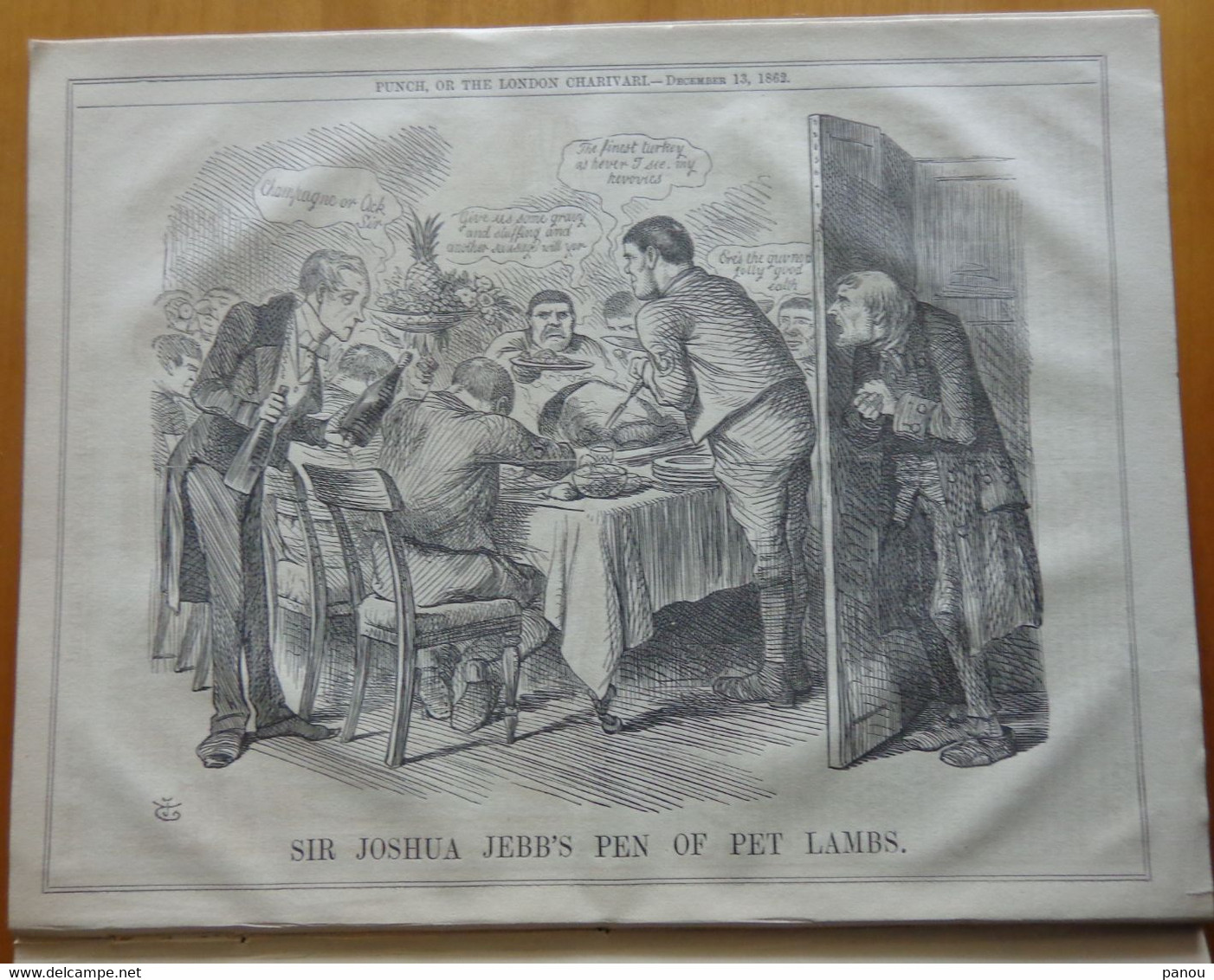 Punch, Or The London Charivari Vol XLIII - DECEMBER 13, 1862 - Magazine 10 Pages. - Otros & Sin Clasificación