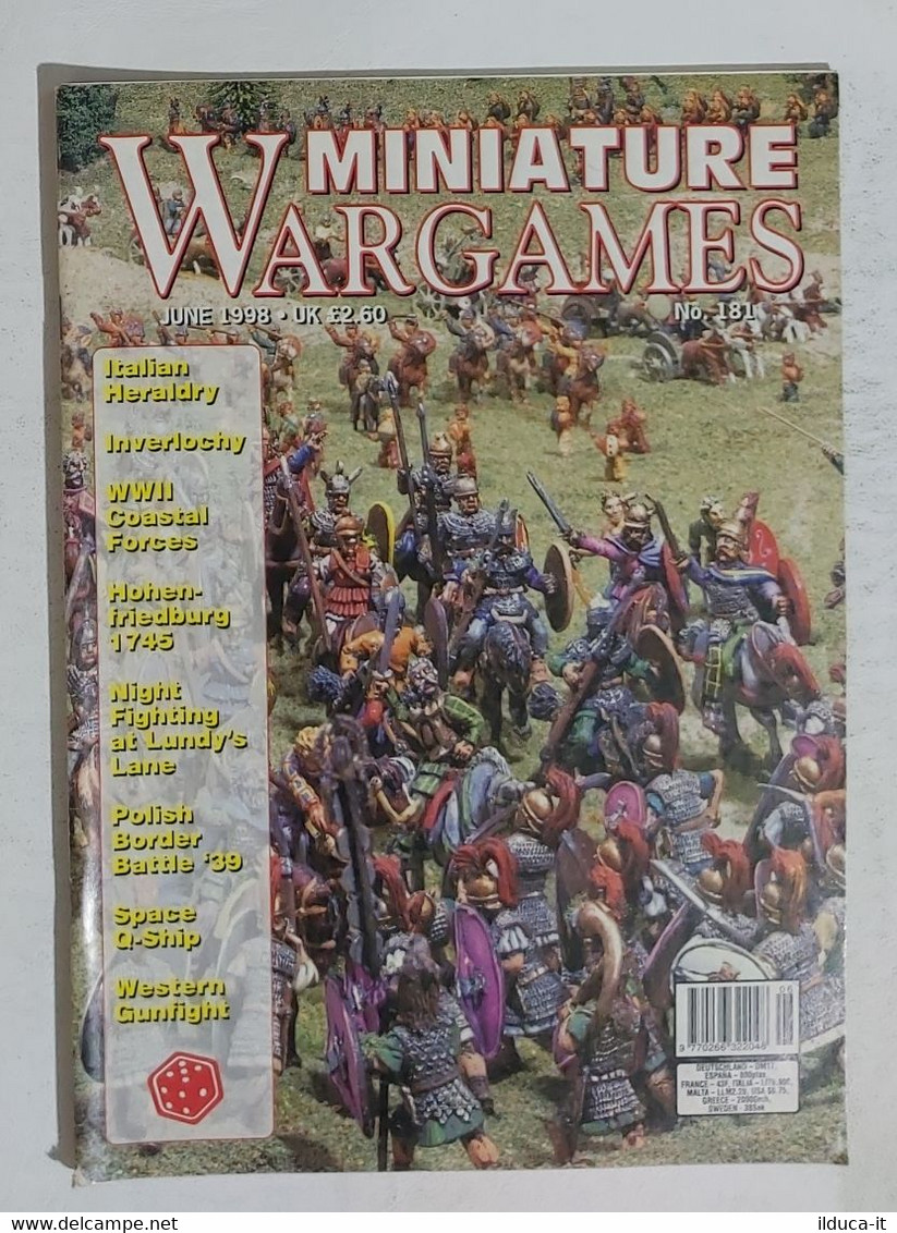 10133 Miniature Wargames - Nr. 181 - 1998 - In Inglese - Hobby Creativi