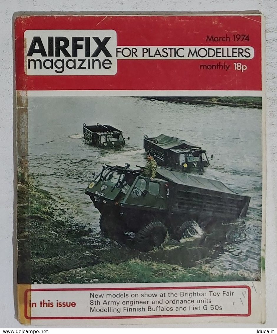 43055 Rivista Modellismo Airfix Magazine 03/1974 - Finnish Buffalos - Fiat G 50s - Hobby En Creativiteit