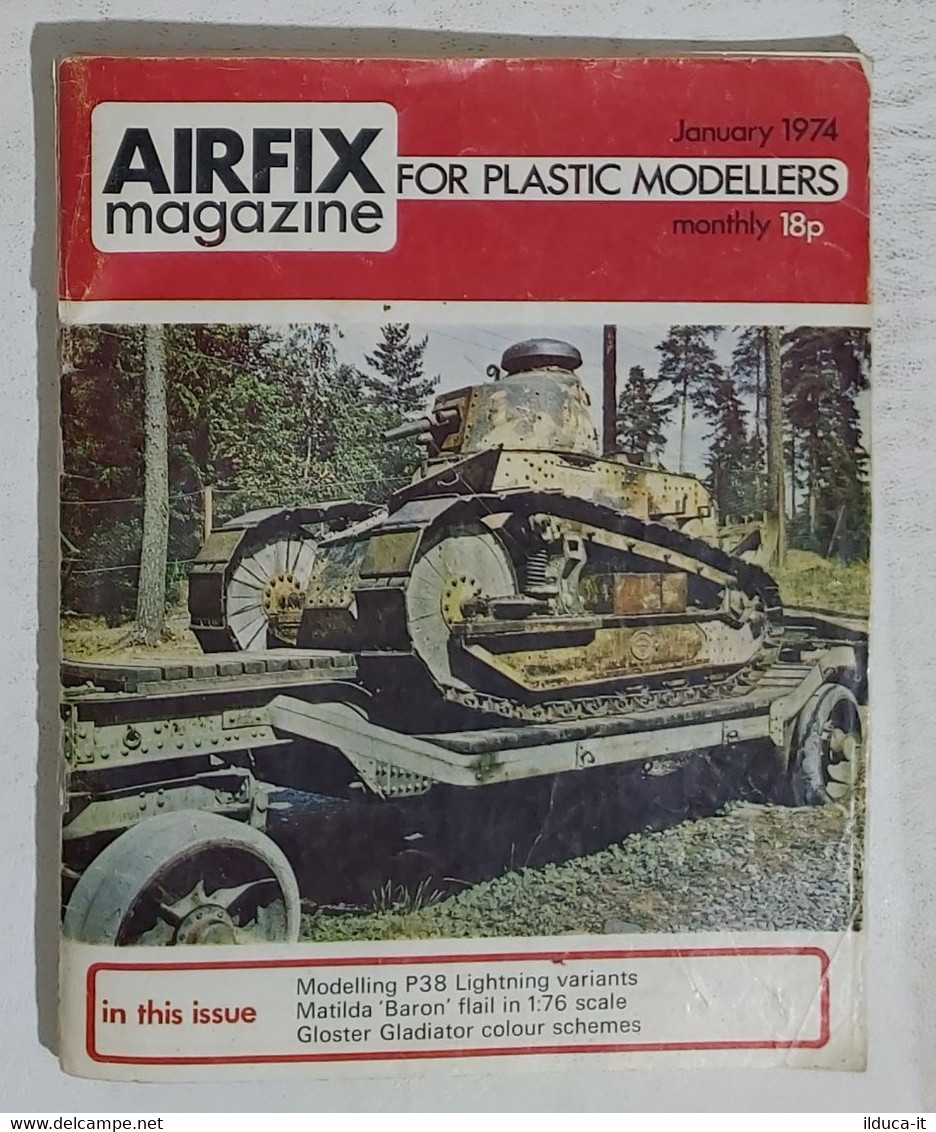 43056 Rivista Modellismo Airfix Magazine 01/1974 - P38 Lightning - Matilda Baron - Hobby Creativi