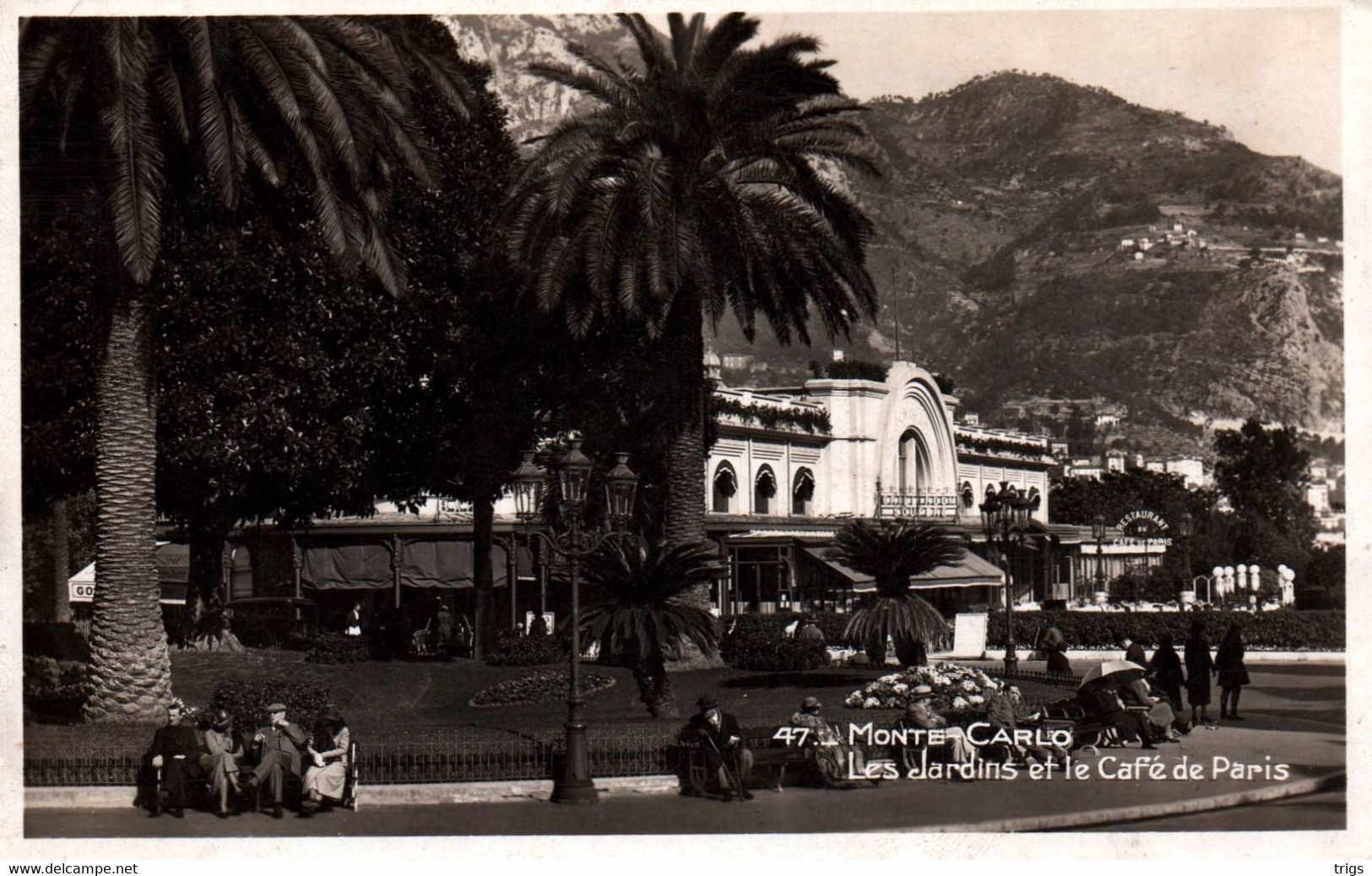 Monte Carlo - Les Jardins Et Le Café De Paris - Bars & Restaurants