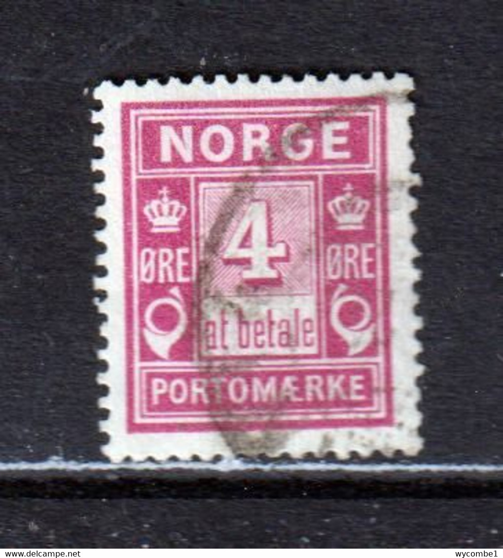 NORWAY - 1889-1915 Postage Due 4o Used As Scan - Oblitérés