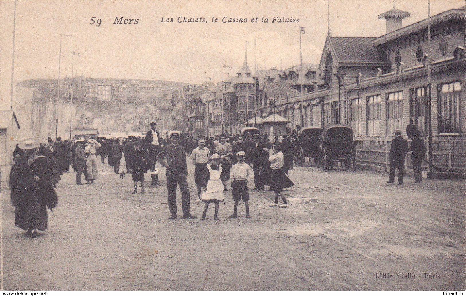 Mers-les-Bains / Les Chalets, Le Casino Et La Falaise - Mers Les Bains