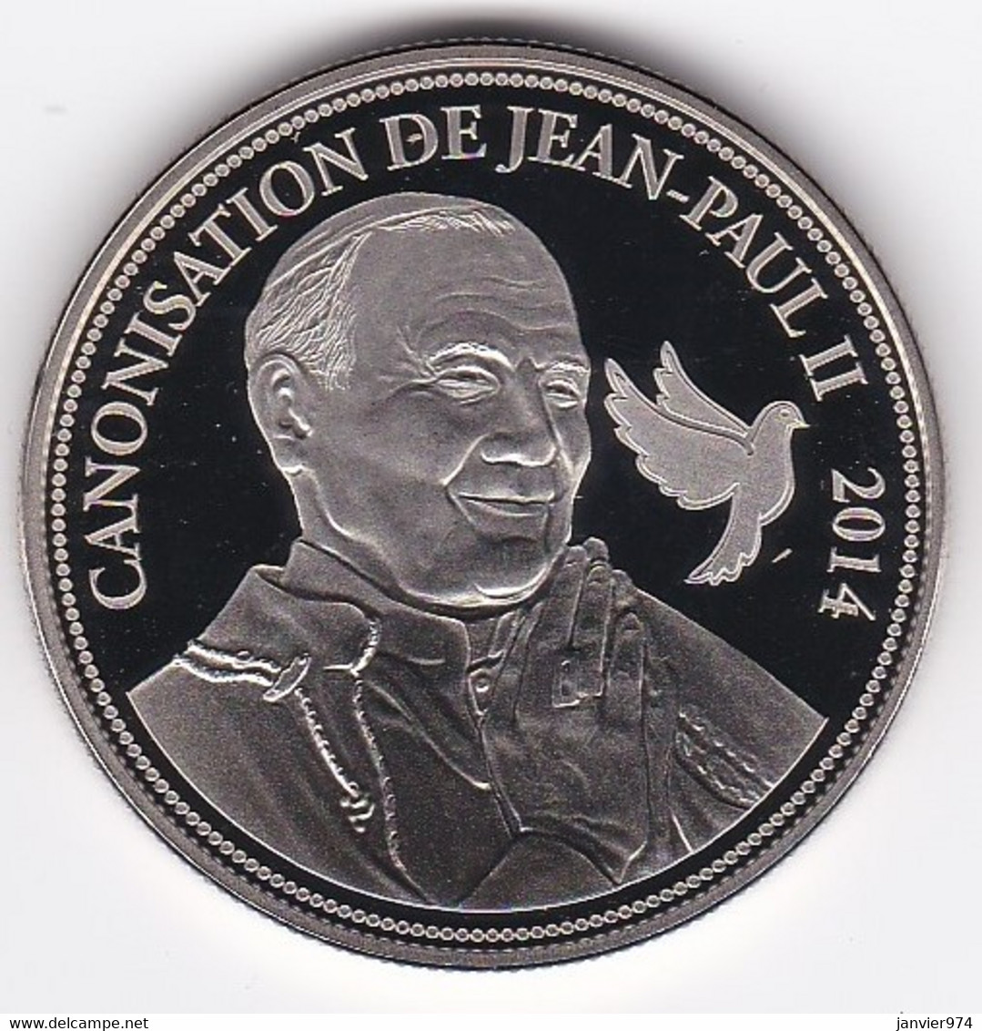 Médaille Canonisation Du Pape Jean Paul II 2014, En Cupro-nickel, FDC - Religion &  Esoterik